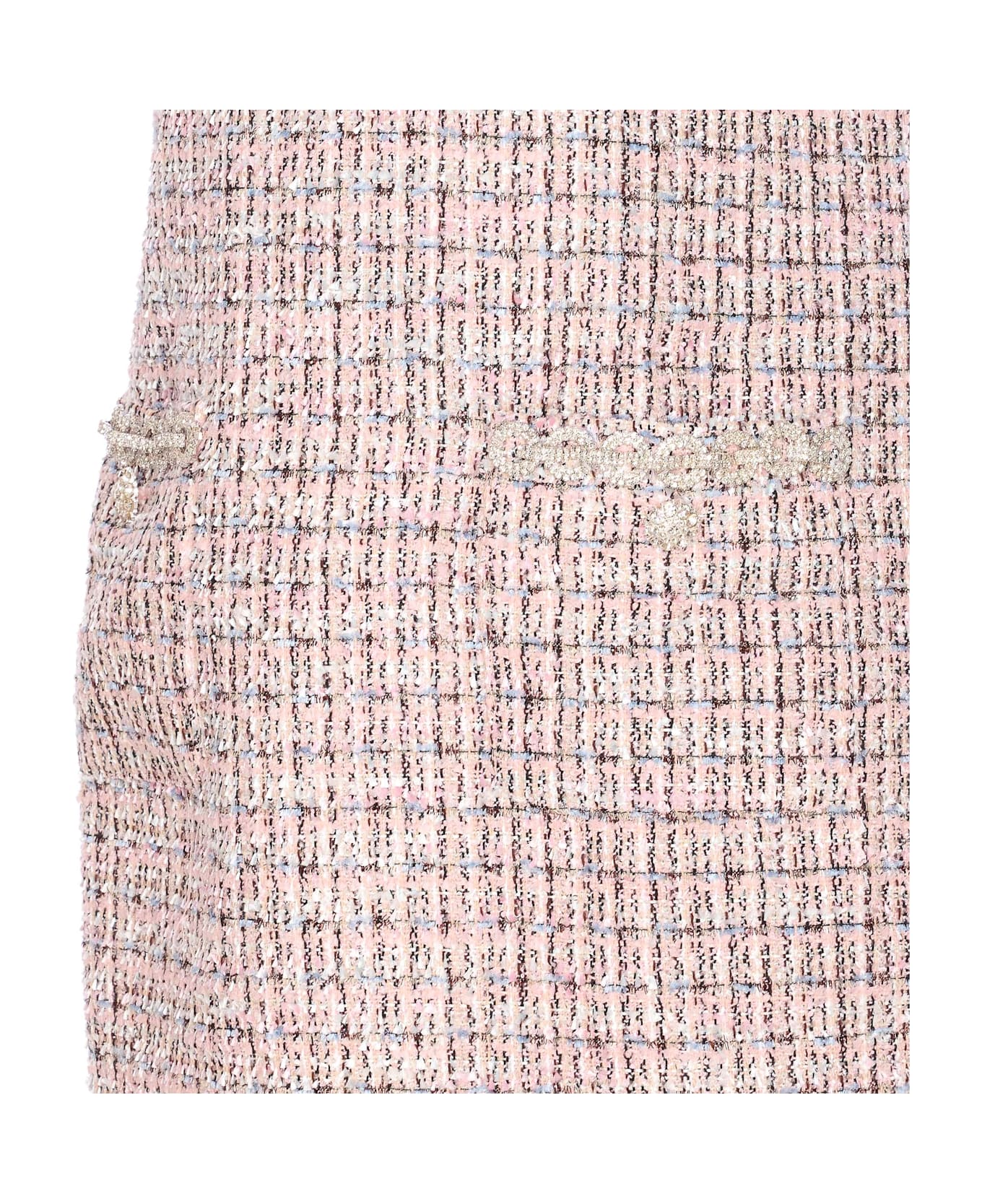 self-portrait Boucle' Mini Dress - Pink