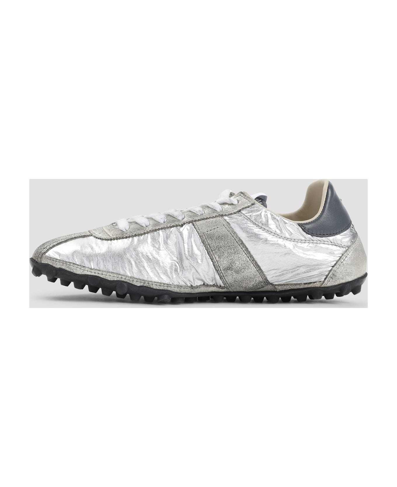 Maison Margiela Sprinters Low Top Sneakers - Silver White Natural スニーカー