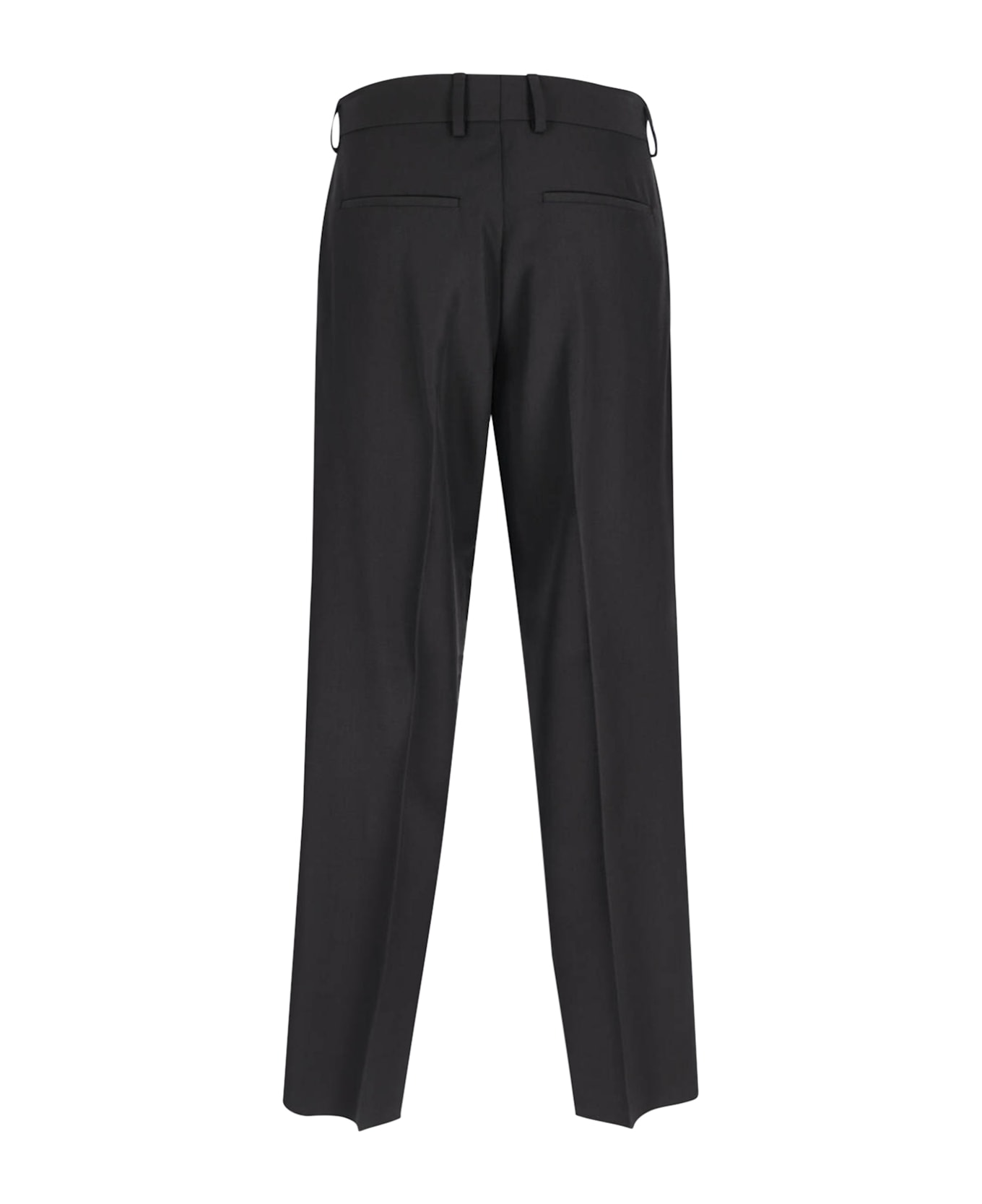 Fendi Wool Blend Pants - BROWN