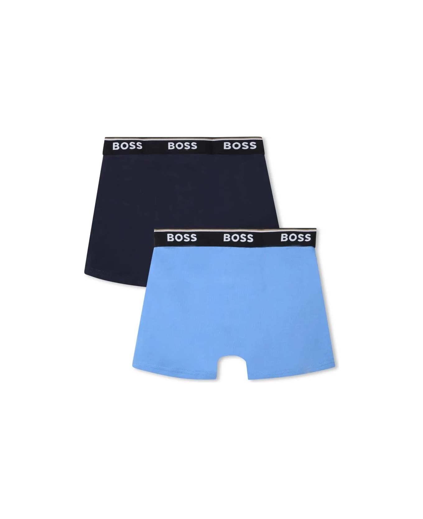 Hugo Boss Slip Con Logo - Blue