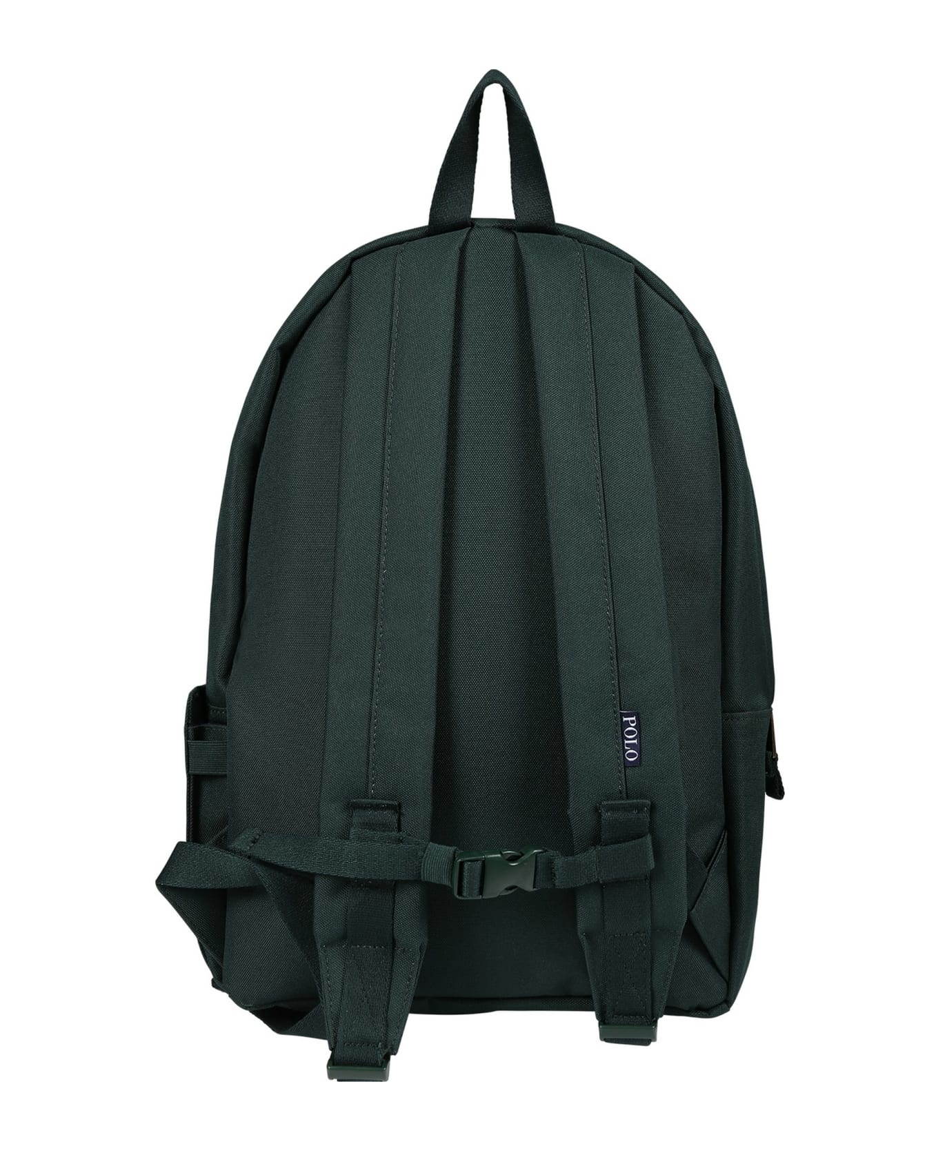 Ralph Lauren Green Backpack For Kids - Green アクセサリー＆ギフト