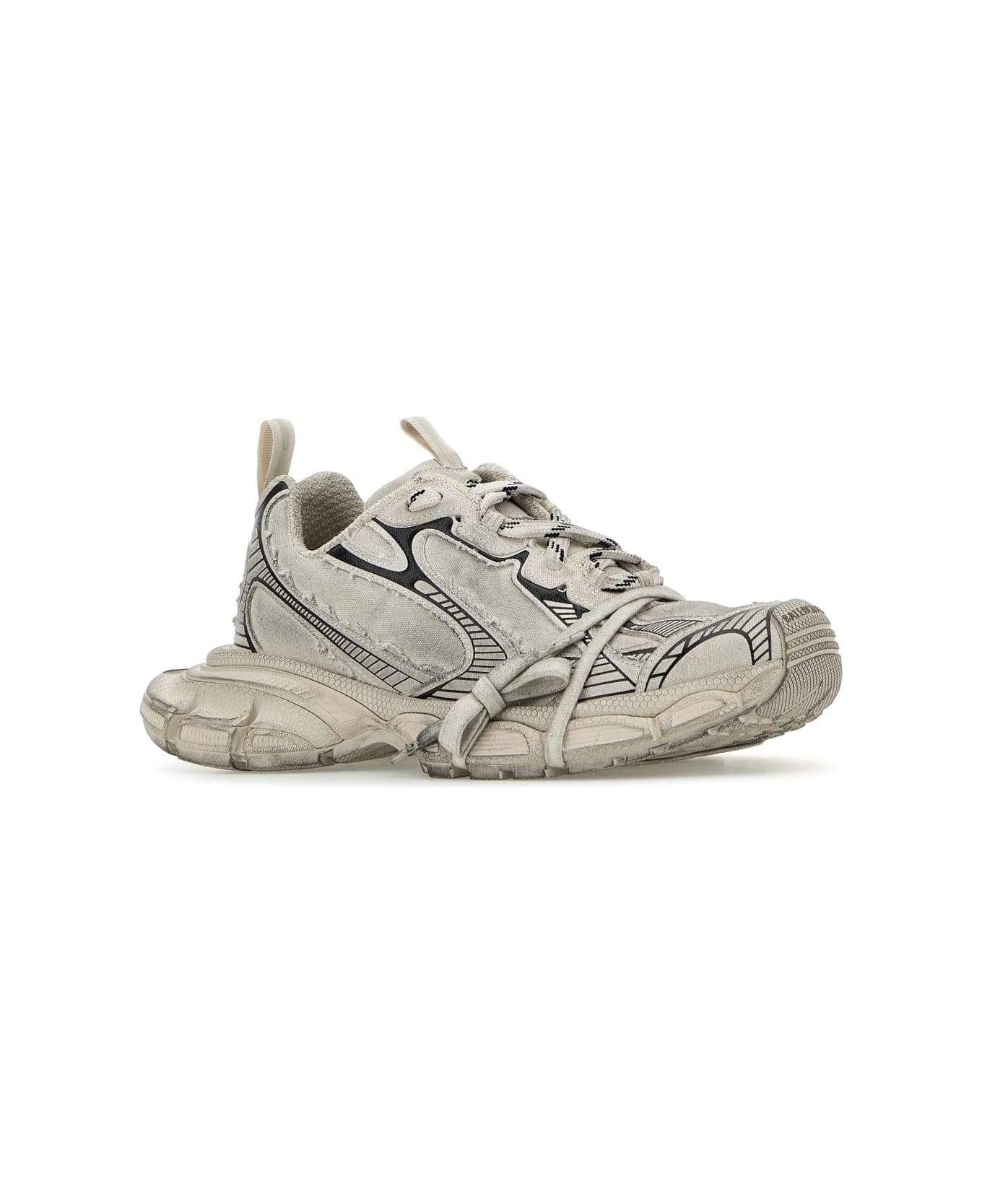 Balenciaga Multicolor Canvas 3xl Sneakers - BEIGE