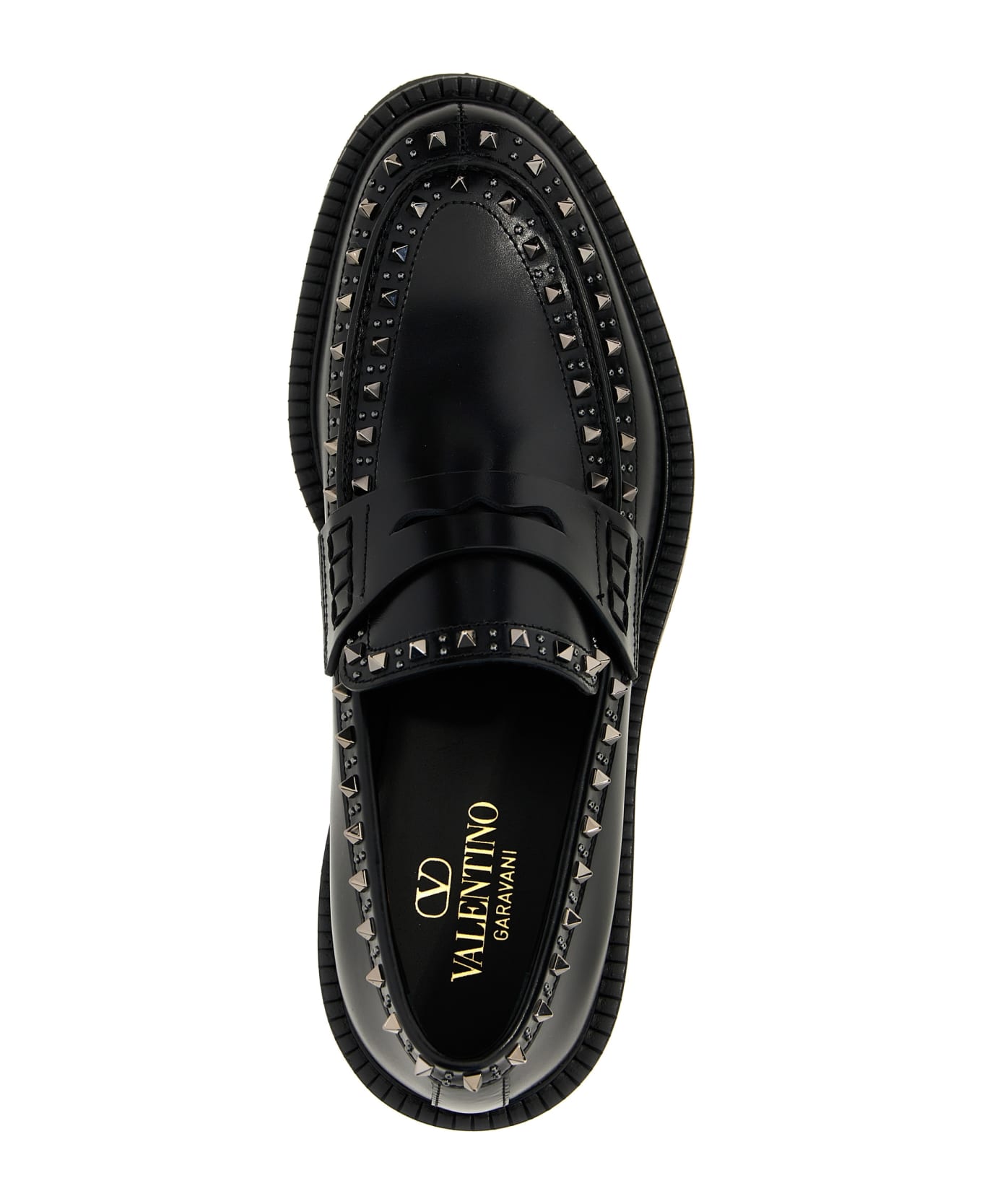 Valentino Garavani 'gentleglam' Loafers - NERO