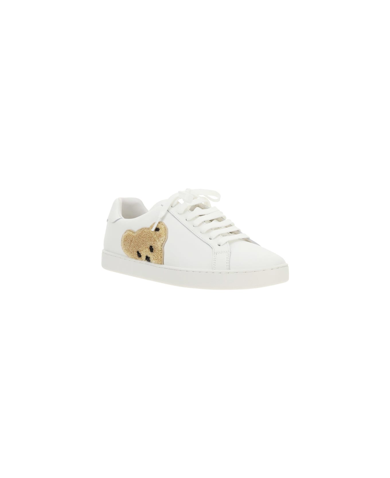 Palm Angels New Teddy Bear Sneakers - White/brown