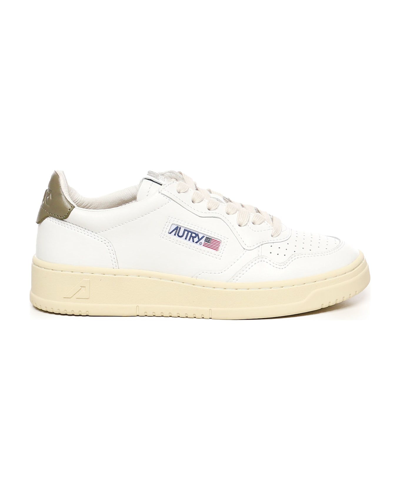 Autry Medalist Low Sneakers - WHITE, green