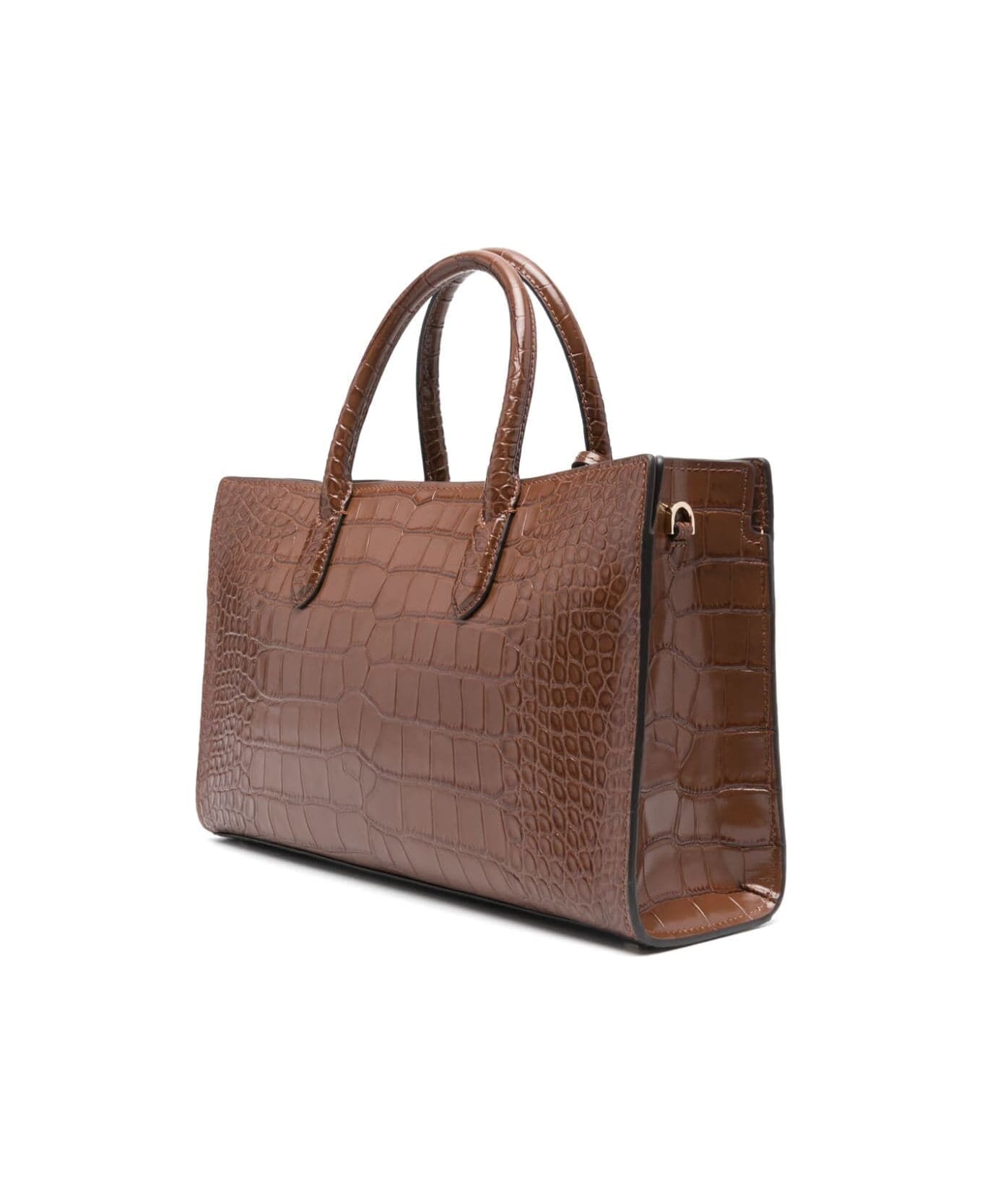 MICHAEL Michael Kors Medium Ew Satchel - Chestnut トートバッグ