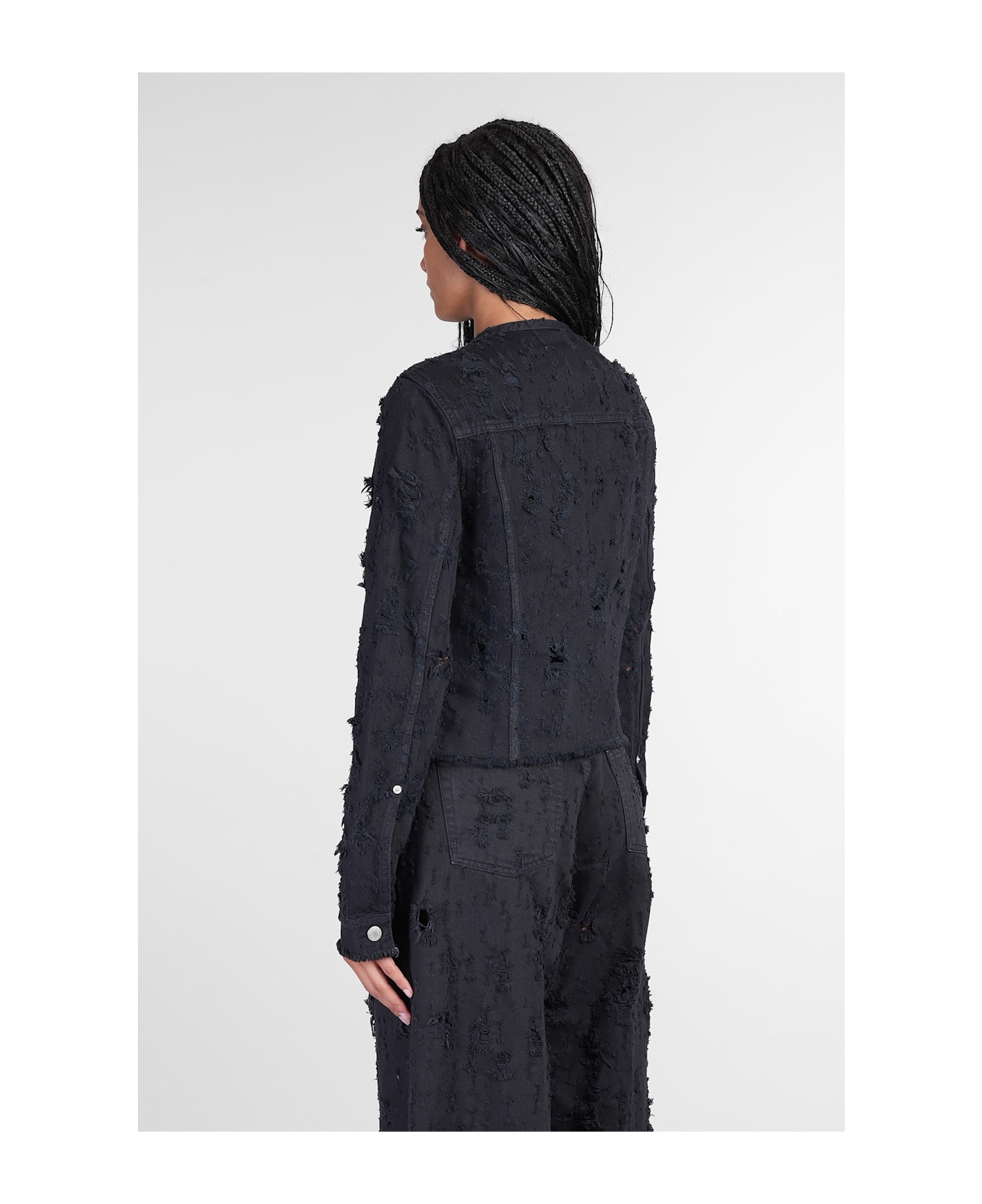 Haikure Jena Denim Jackets In Petroleum Cotton - petroleum