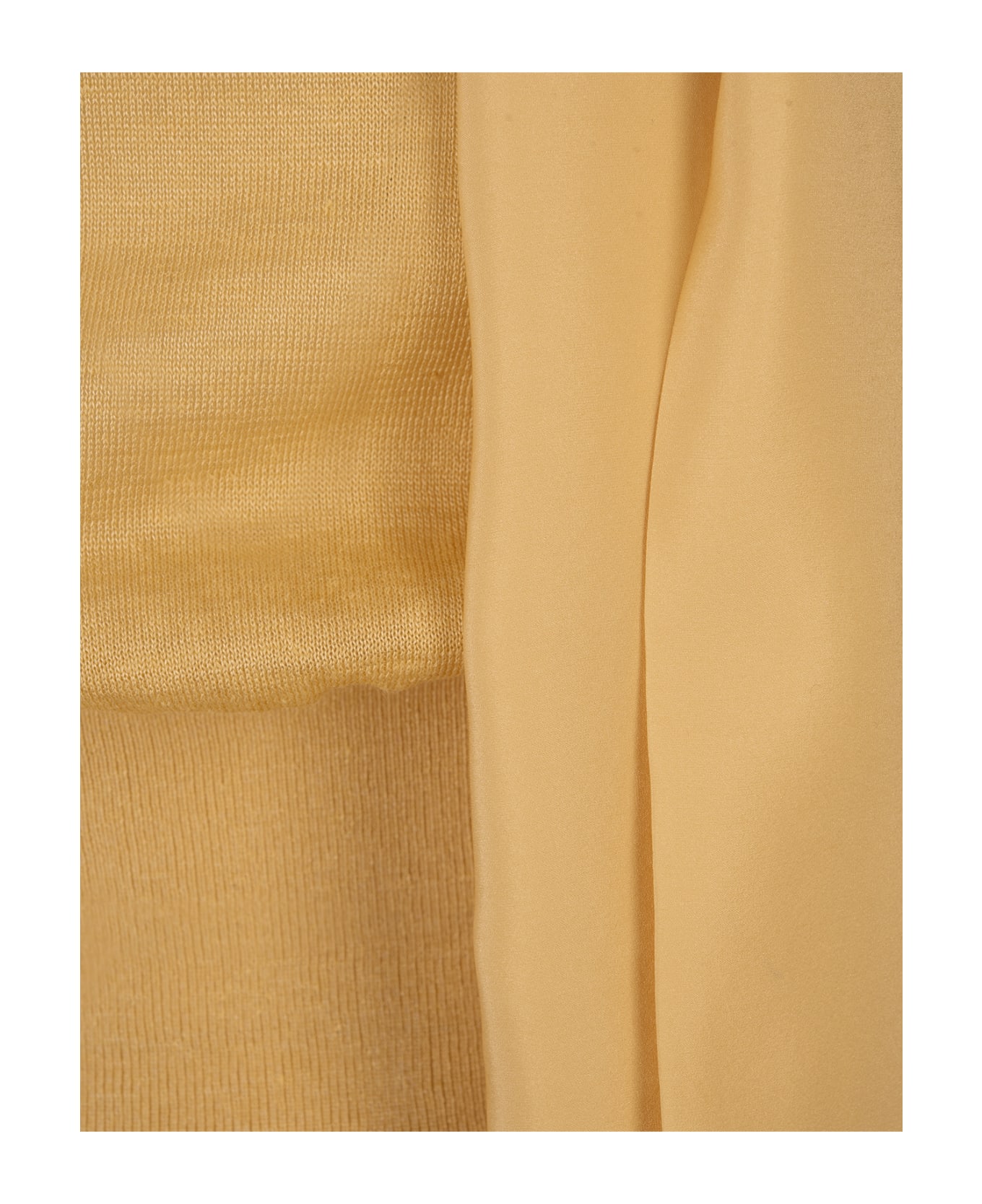 Fabiana Filippi Mandarin Linen And Silk Tank Top - Yellow