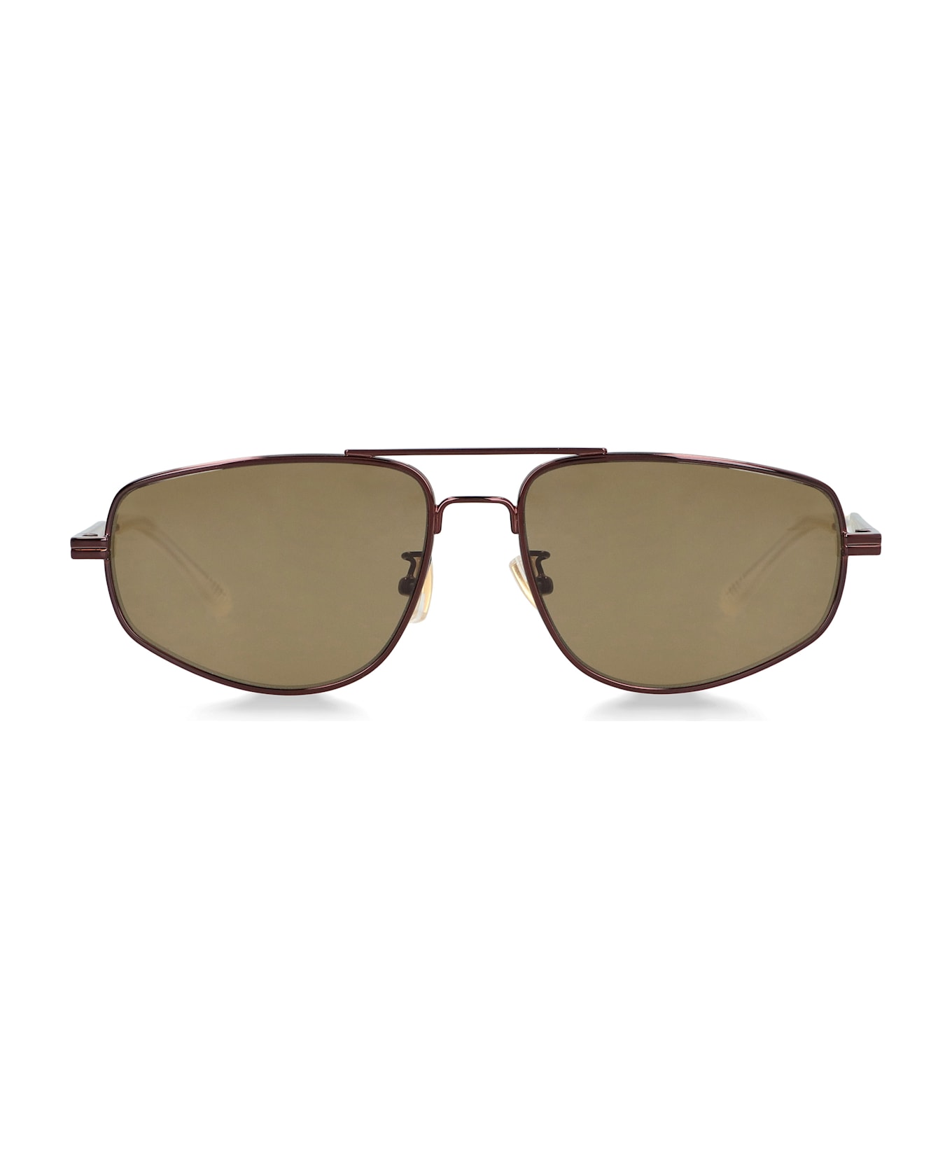 Bottega Veneta Pilot Sunglasses - brown