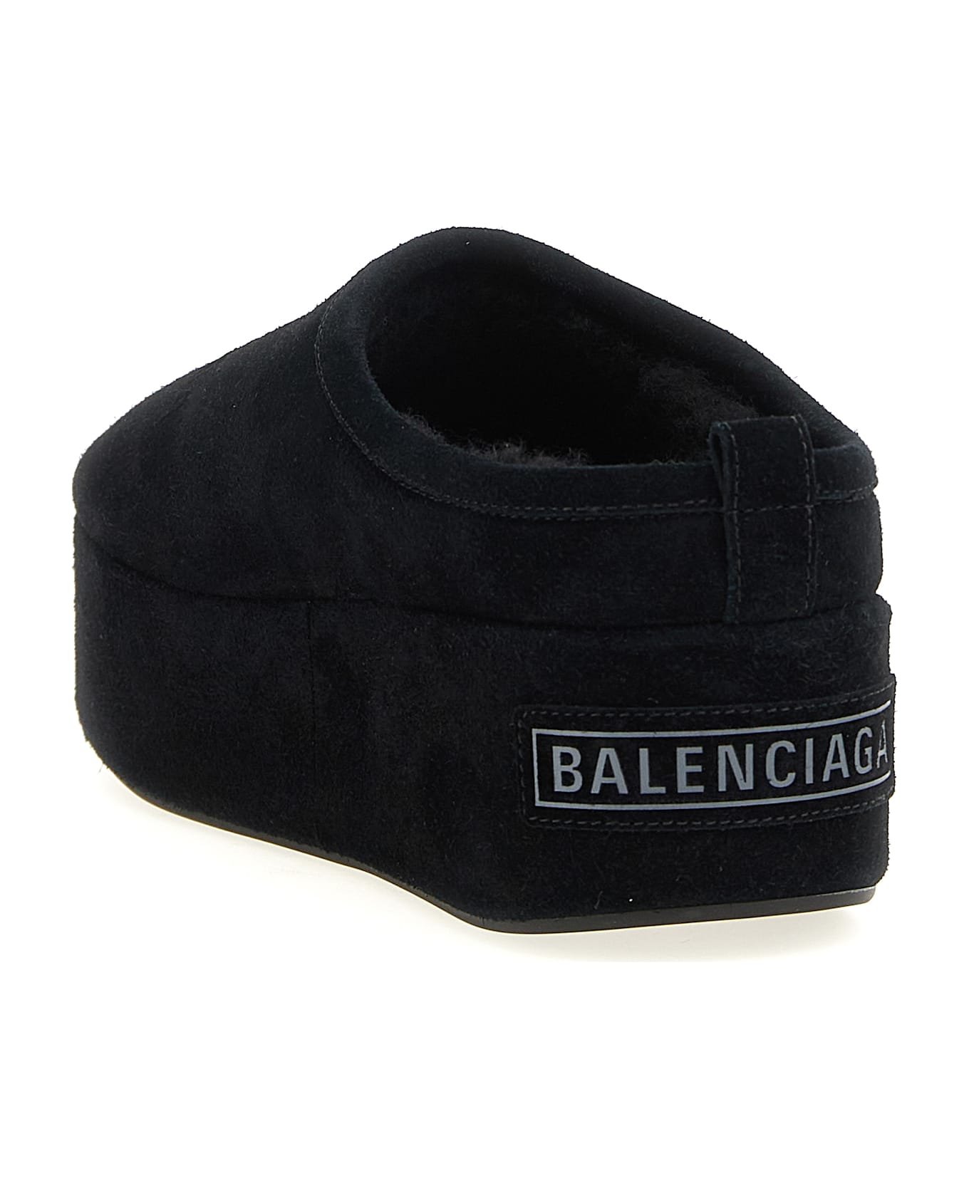 Balenciaga 'alaska Soft' Sabots - Black  