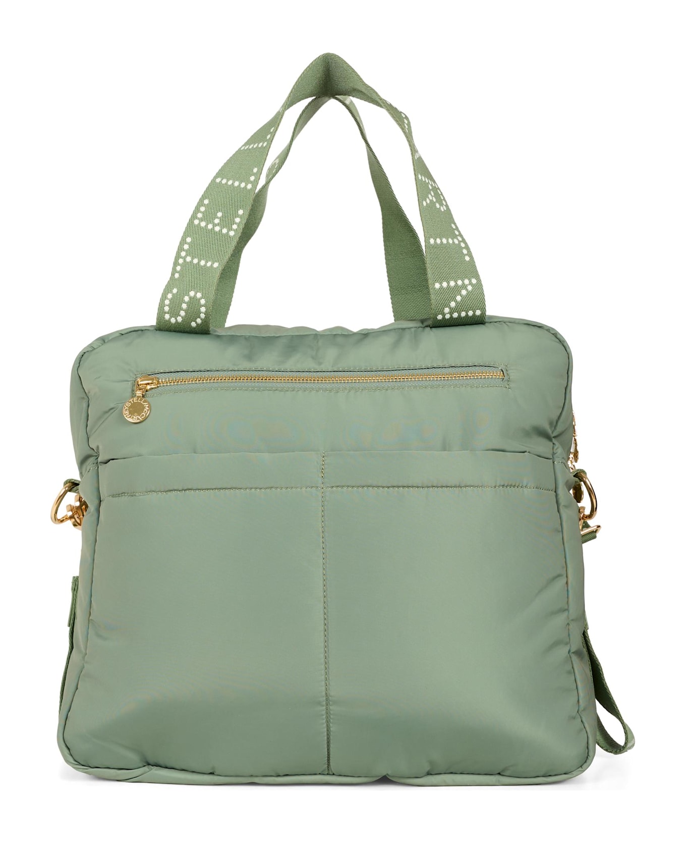 Stella McCartney Kids Green Changing Bag For Babykids With Logo - Green