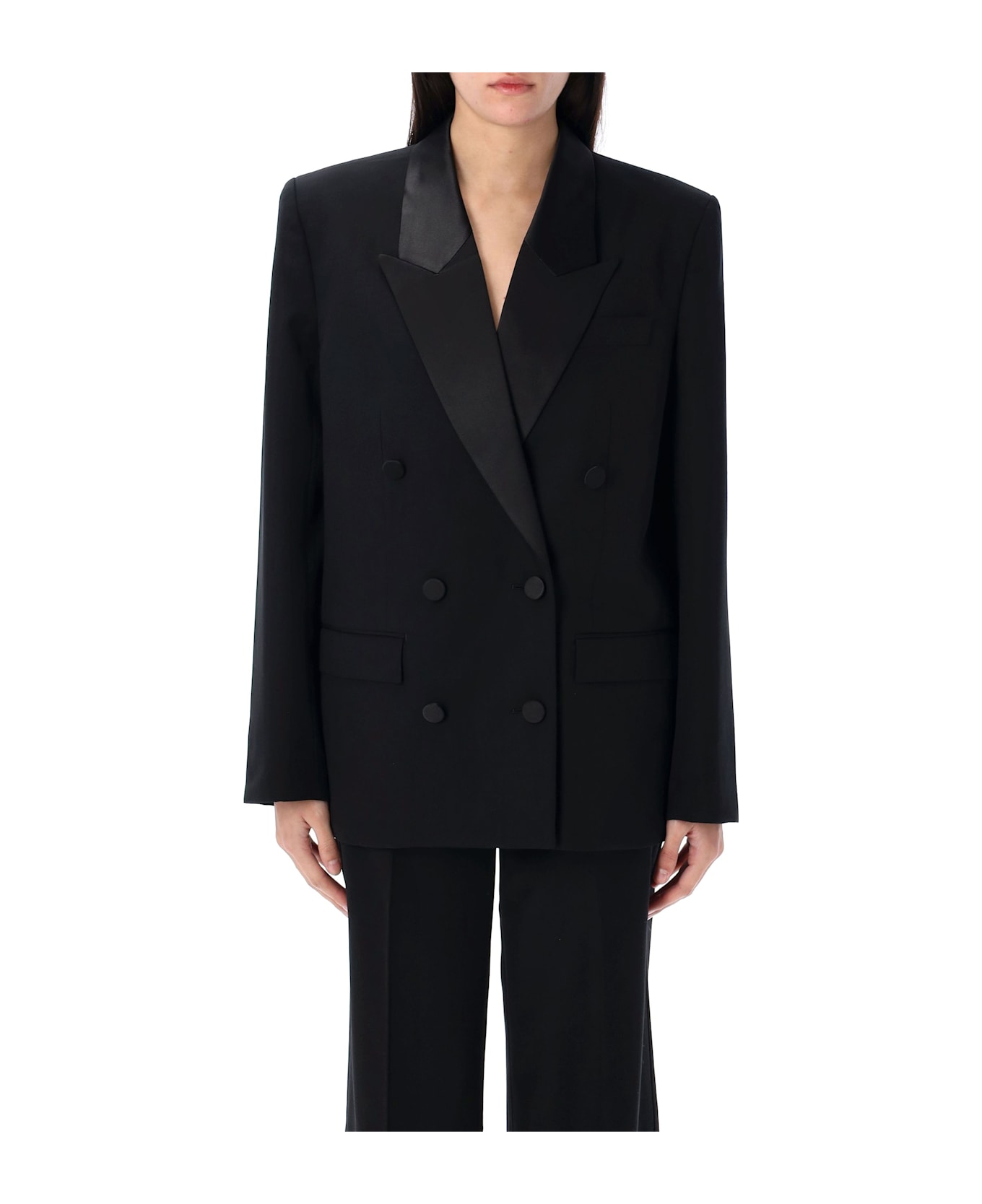 Anine Bing Ross Blazer - BLACK