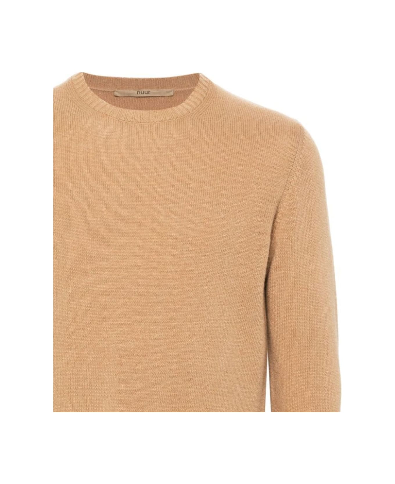 Nuur Long Sleeves Round Neck - Camel