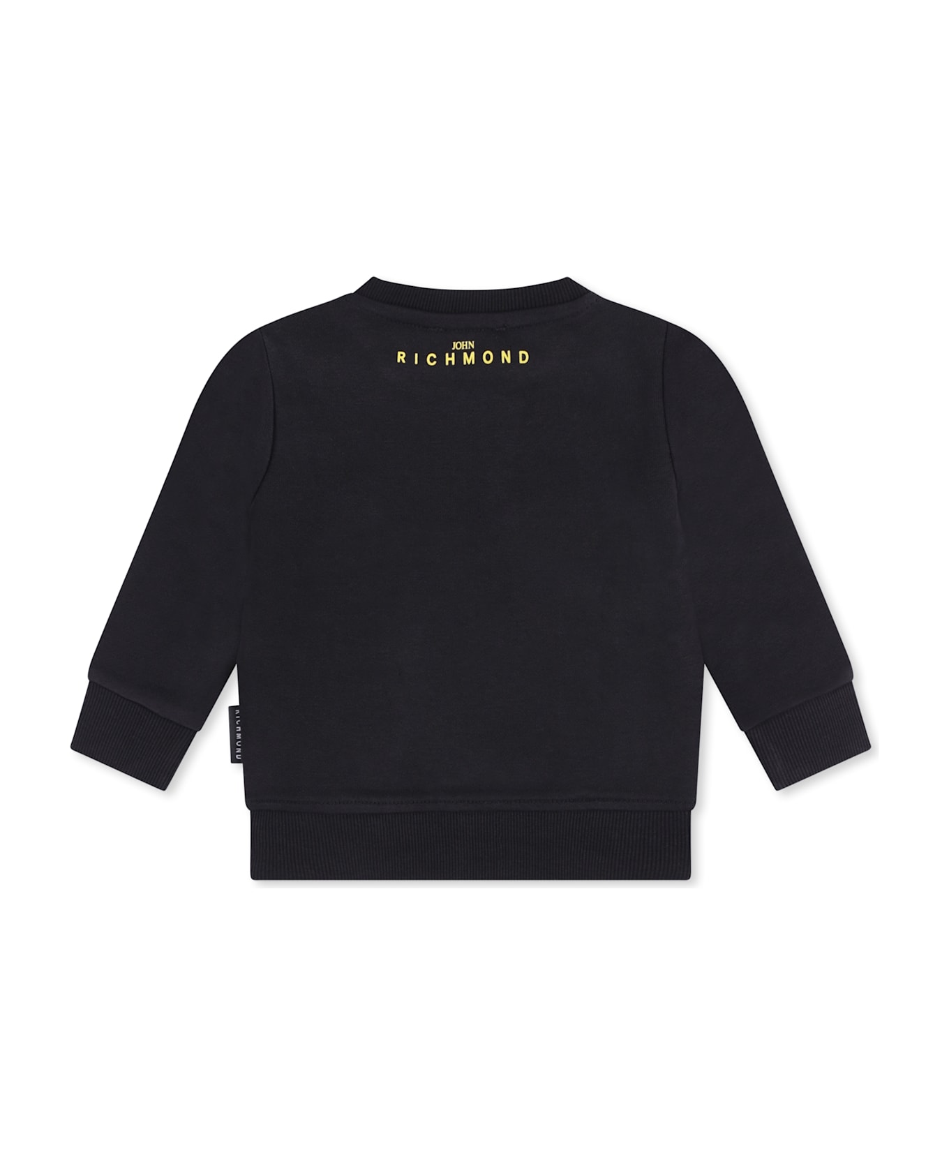 Richmond Black Sweatshirt For Baby Boy With Logo - Black
