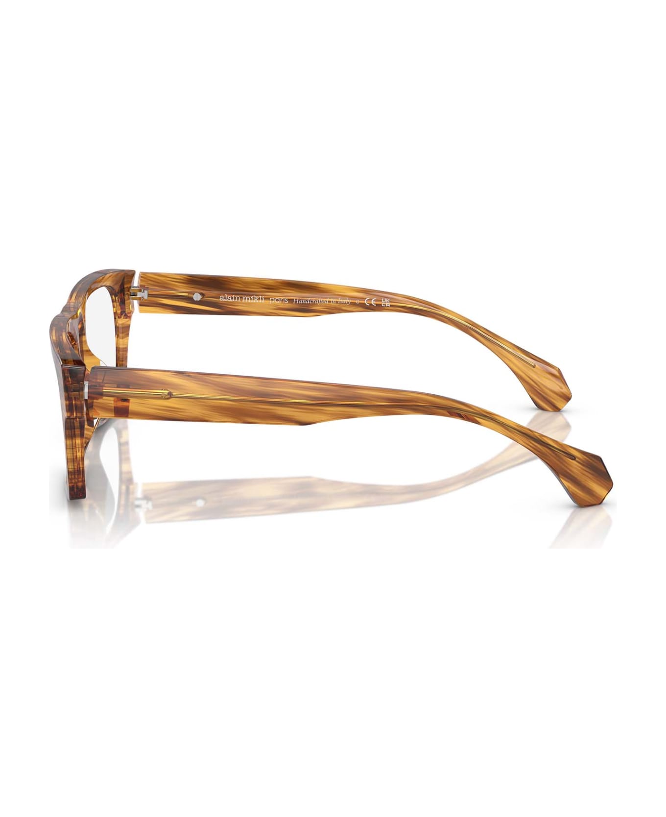 Alain Mikli A03508 Striped Havana Glasses - Striped Havana