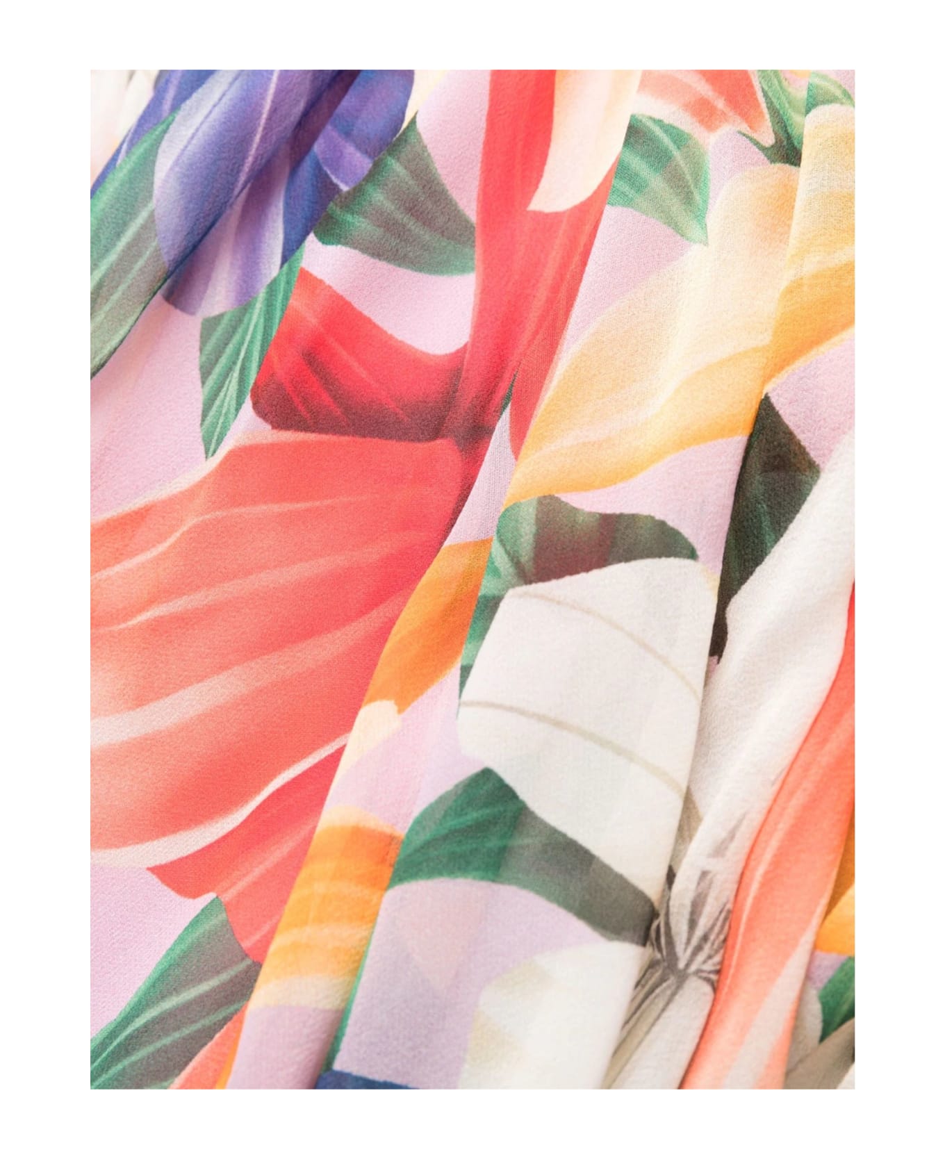 Etro Floral-print Silk Dress - Multicolor