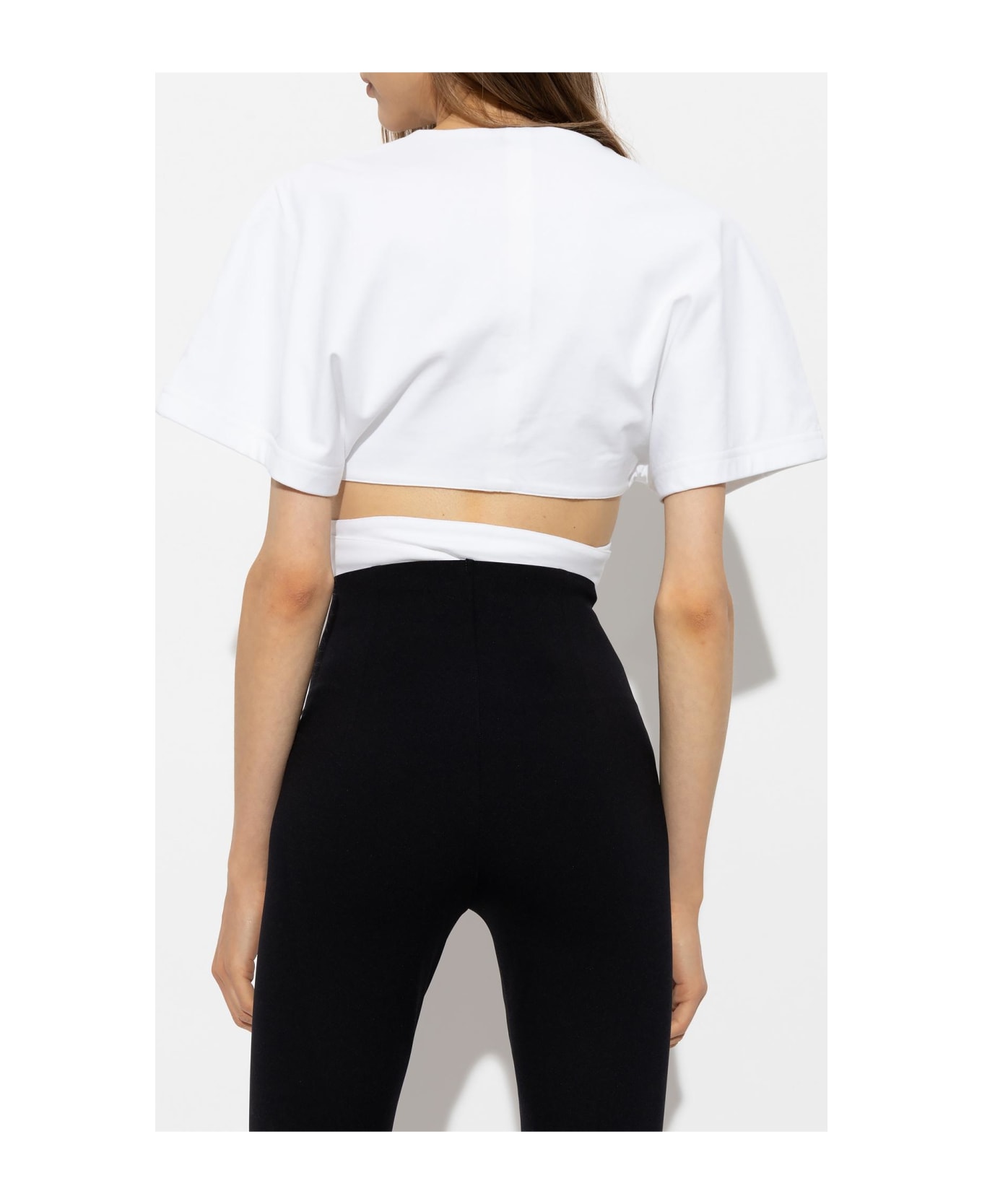Alaia Ala?tied Crop Top - White トップス