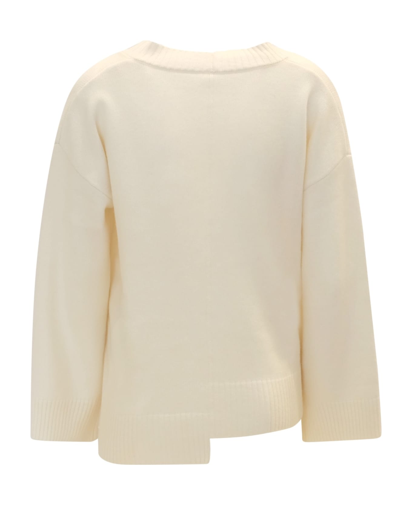 Parosh Led White Sweater - WHITE ニットウェア