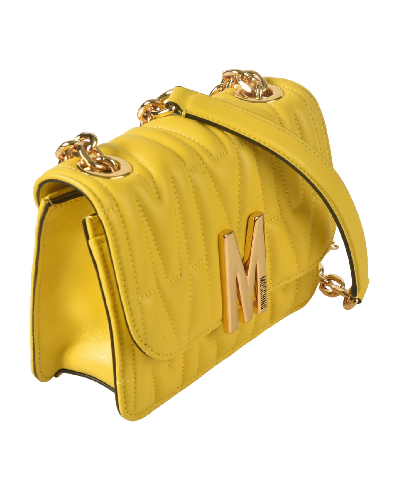 Moschino Quilted Chain Shoulder Bag - 0027