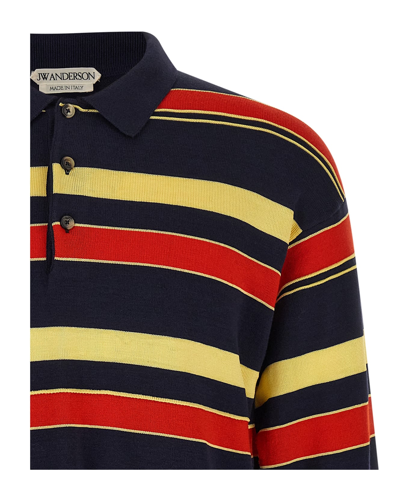 J.W. Anderson Knitted Polo Shirt - Multicolor