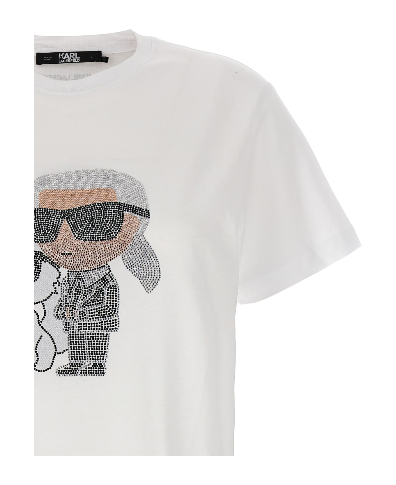 Karl Lagerfeld 'ikonik 2,0' T-shirt - White Tシャツ