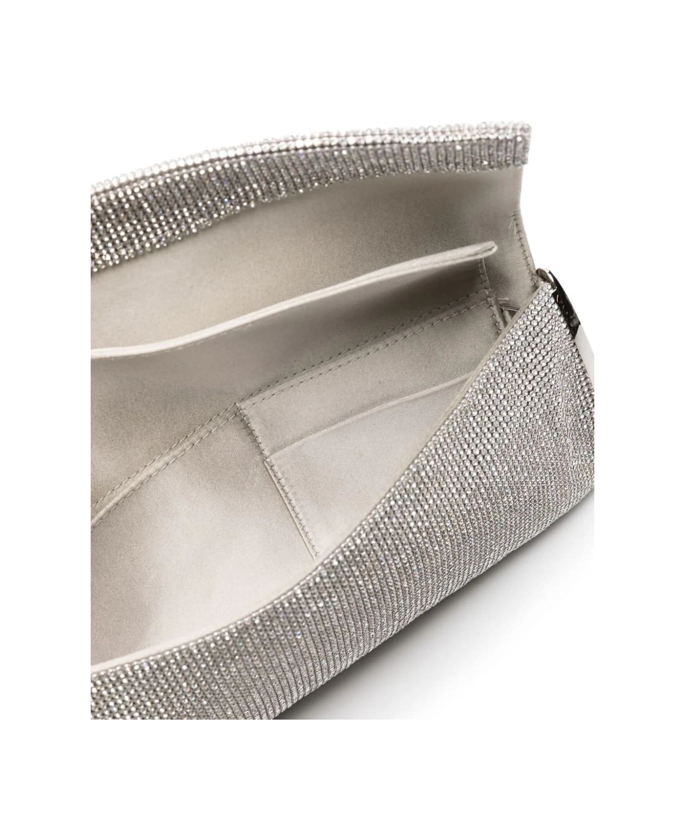 Benedetta Bruzziches Kate Crystal Bag Crystal On Silver - Silver