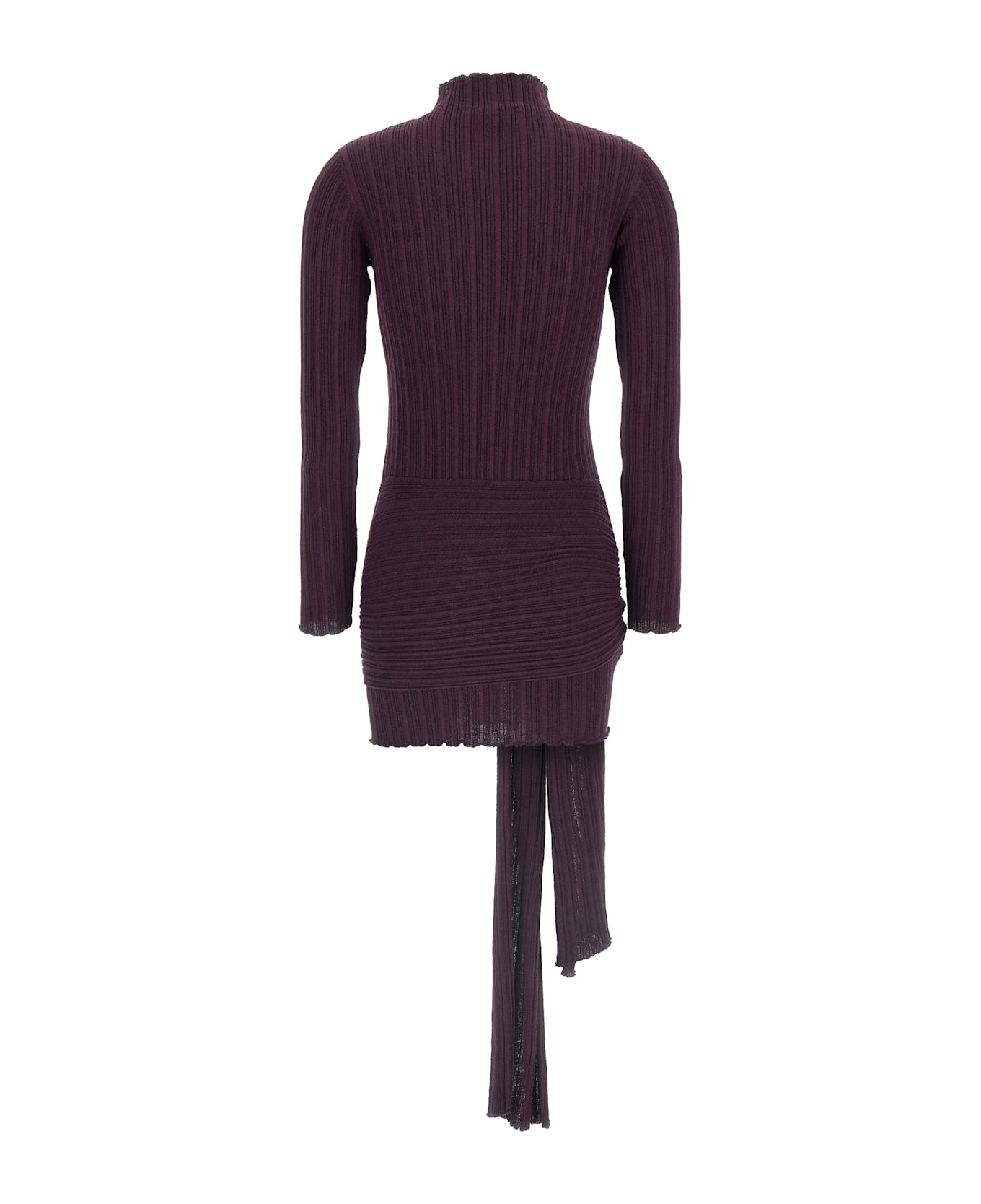 Giuseppe di Morabito Jewel Brooch Dress - Purple