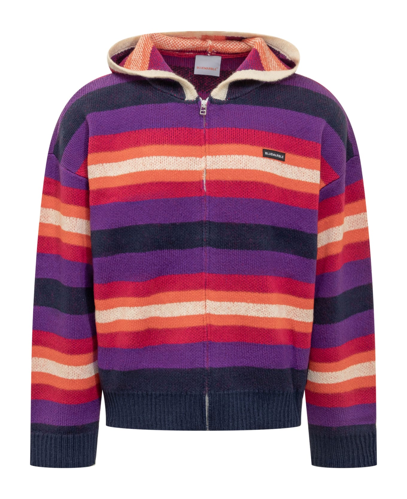 Bluemarble Knitted Sweater - MULTICOLOR STRIPES フリース
