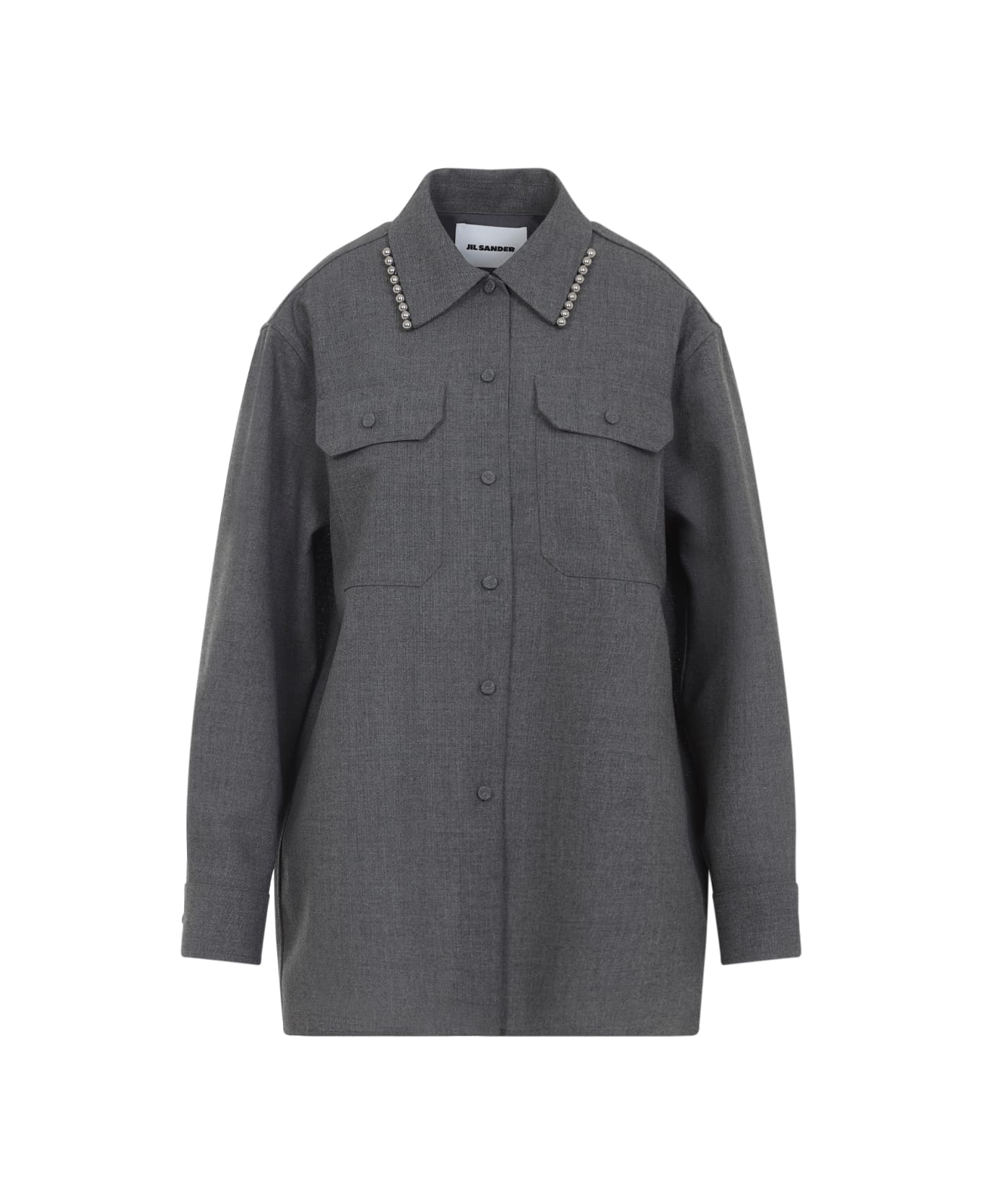 Jil Sander Wool Shirt - Volcanic Glass