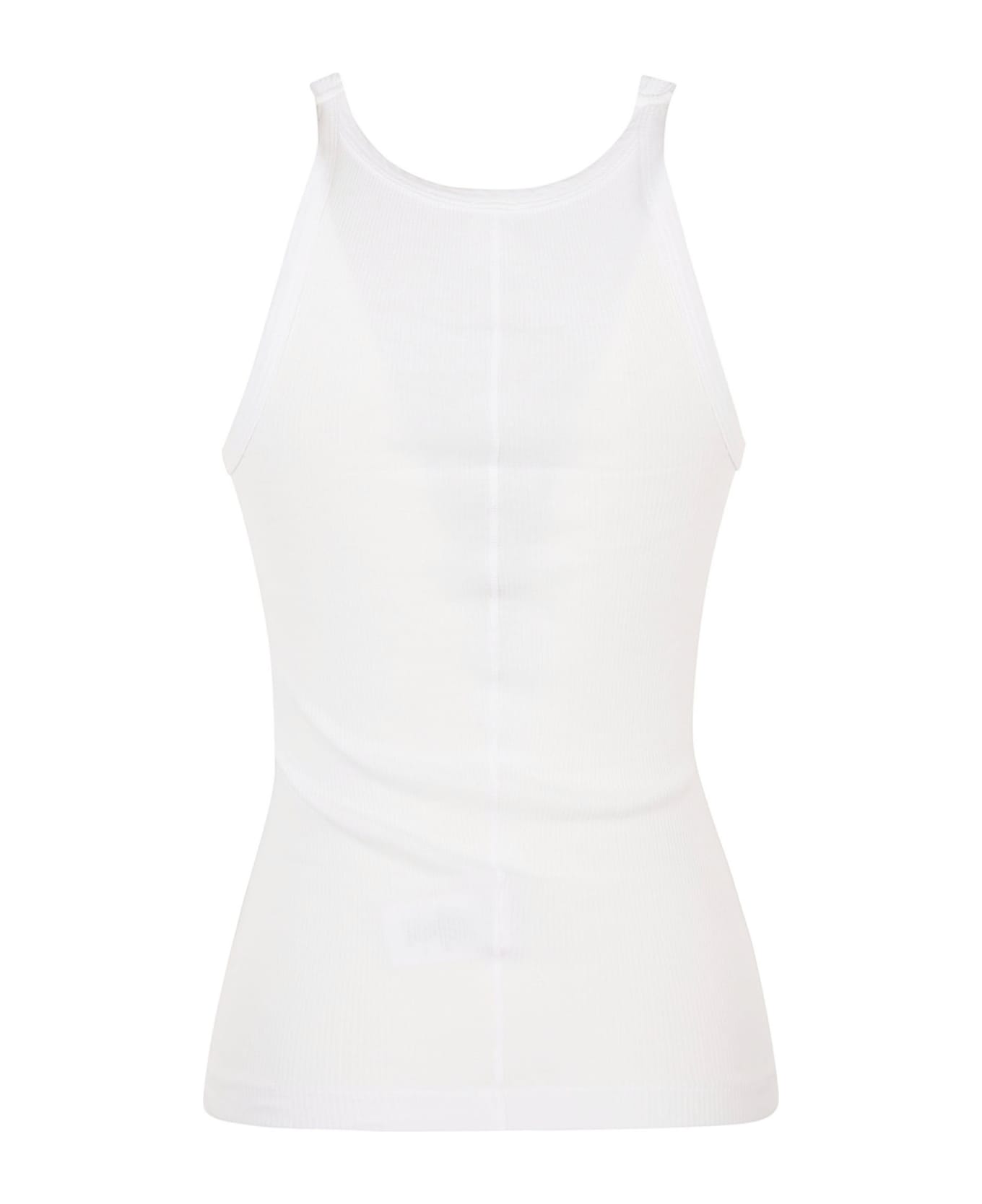 RE/DONE Ribbed Tank - Optic White