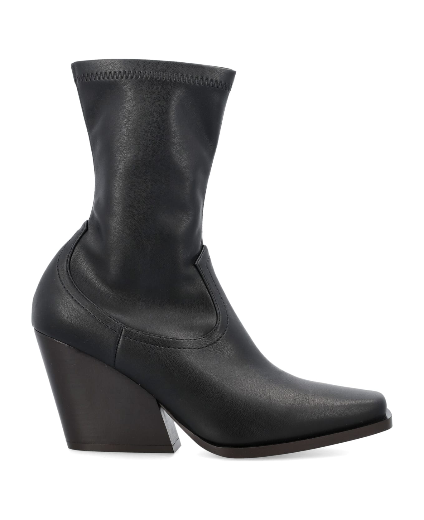 Stella McCartney Cowboy Ankle Boots - Nero