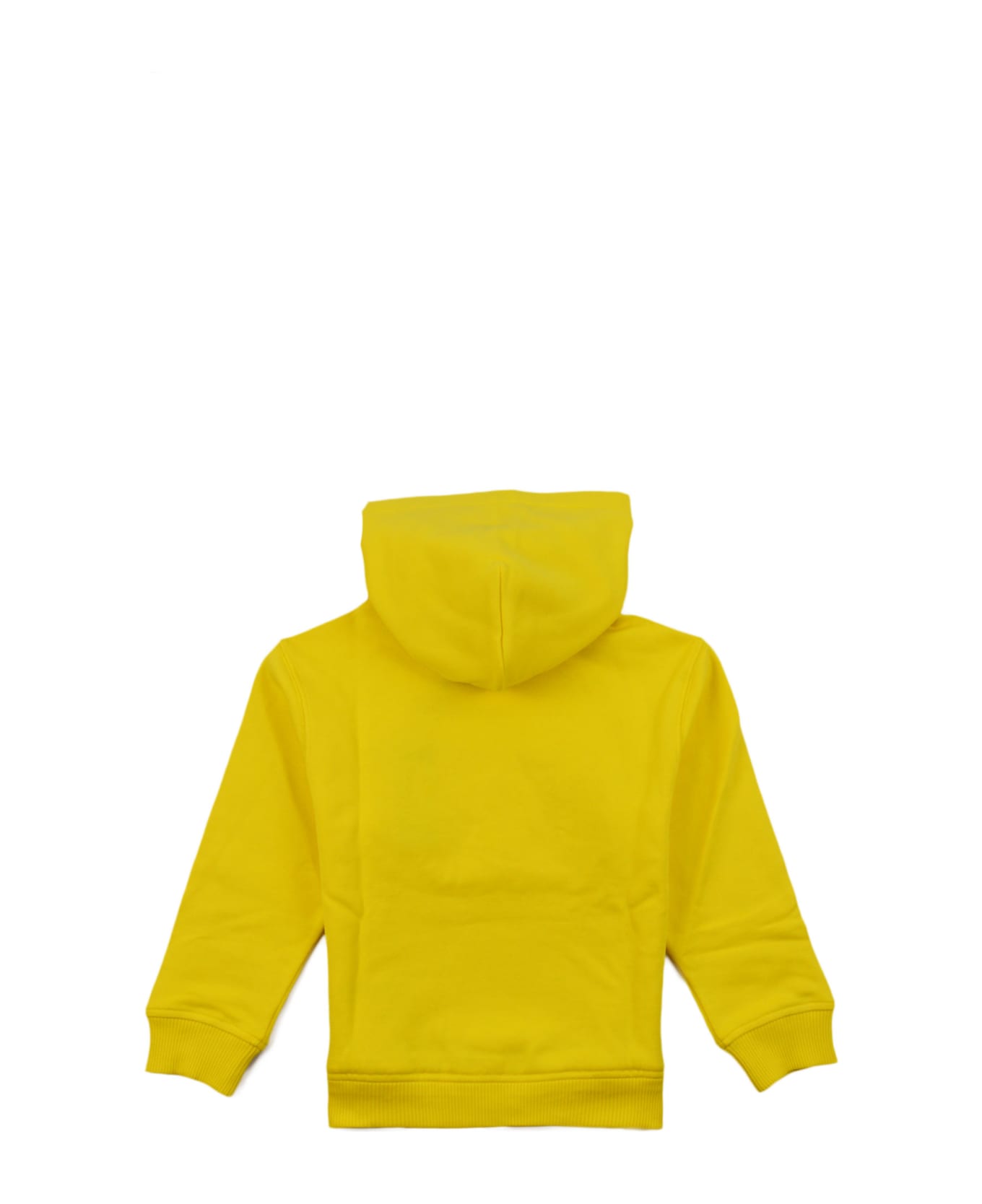 Dolce & Gabbana Cotton Sweatshirt With Hood - Yellow