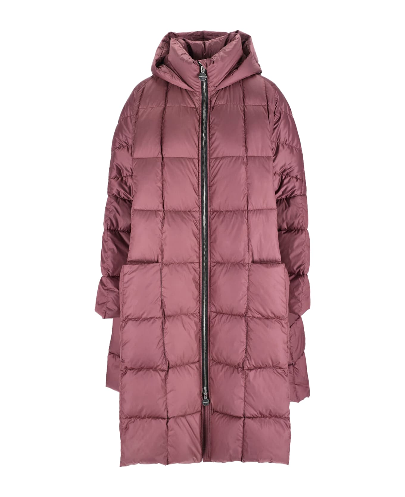 IENKI IENKI Maxi 'pyramid Leon' Down Jacket - Purple