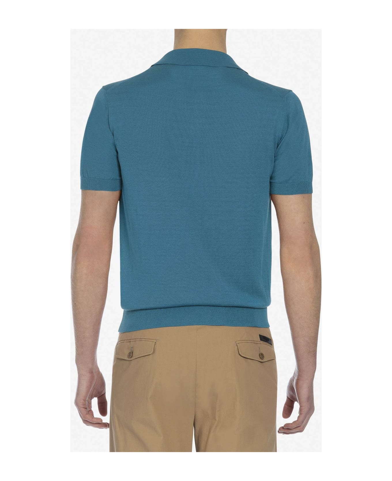 Larusmiani 'harry' Polo Polo Shirt - Teal ポロシャツ