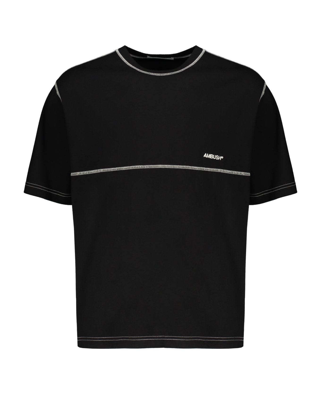 AMBUSH Cotton T-shirt - black シャツ