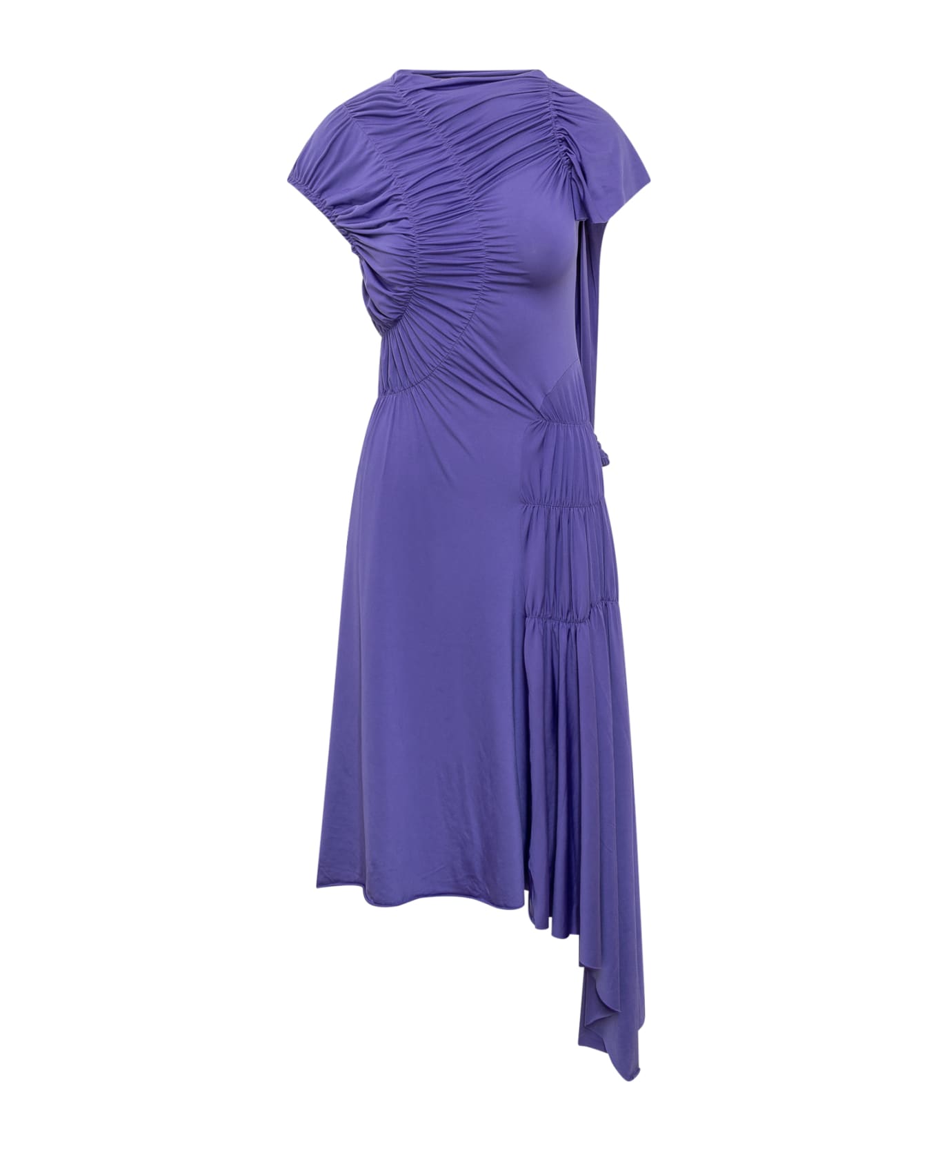 Victoria Beckham Wrap Dress - IRIS BLUE