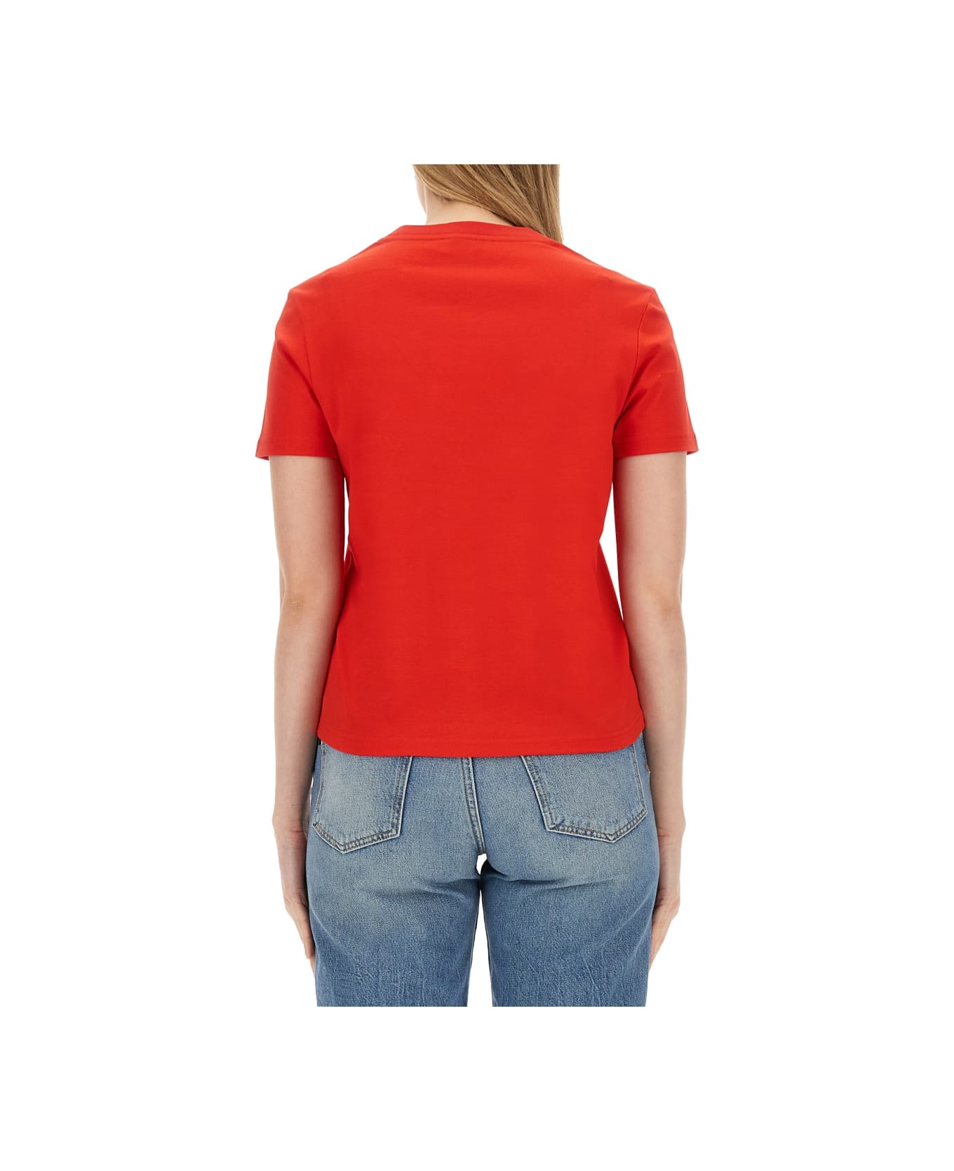Lanvin T-shirt With Logo - RED