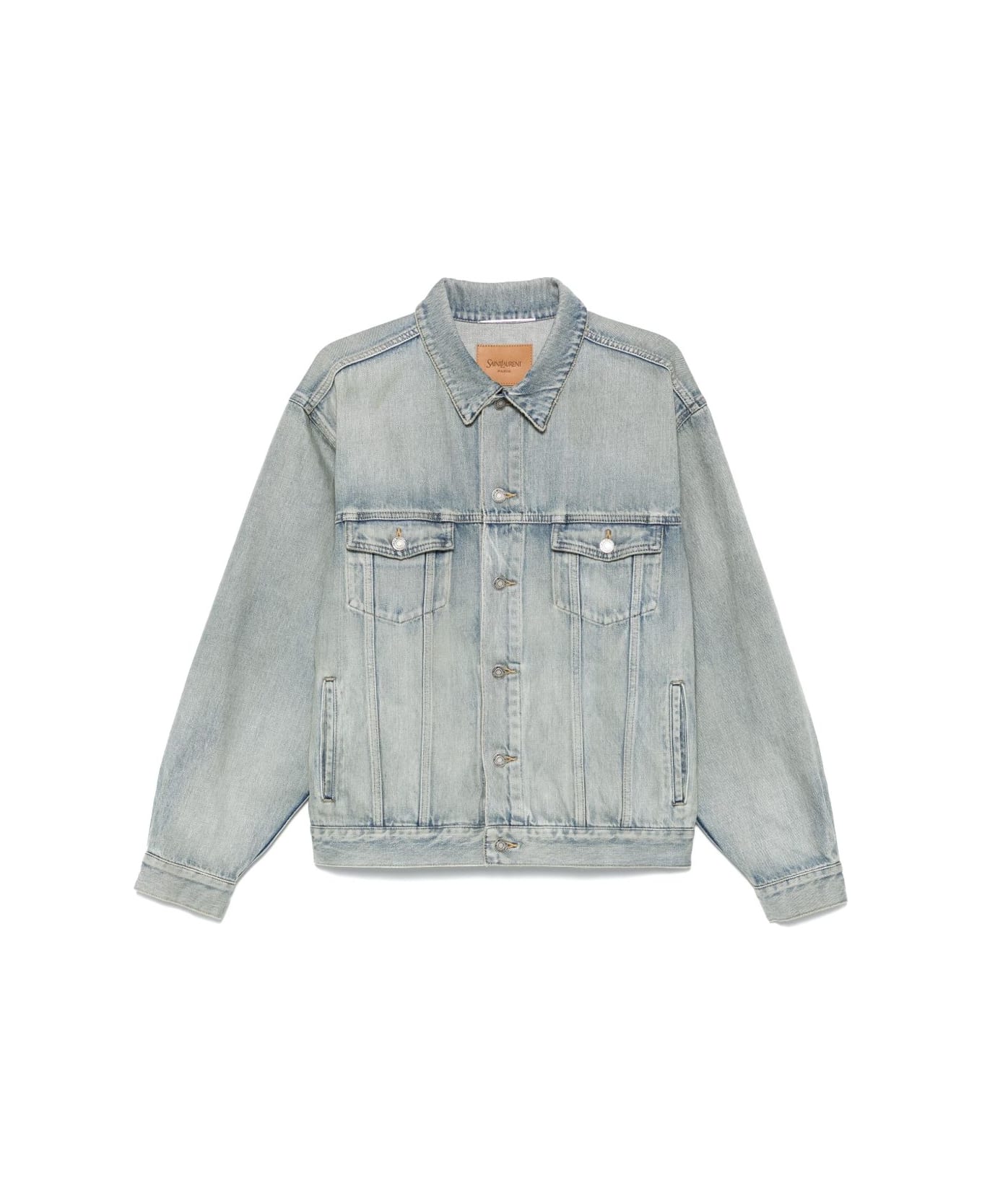 Saint Laurent Denim Trucker Jacket - Blue