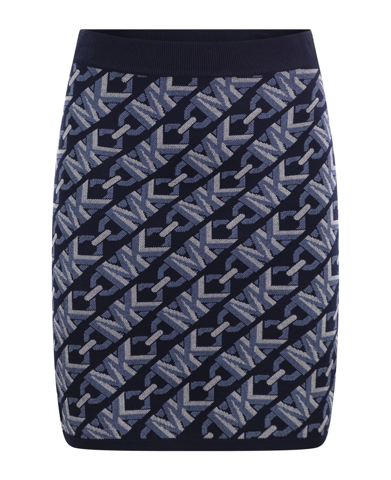 Michael Kors Jacquard Knit Skirt - Blue スカート
