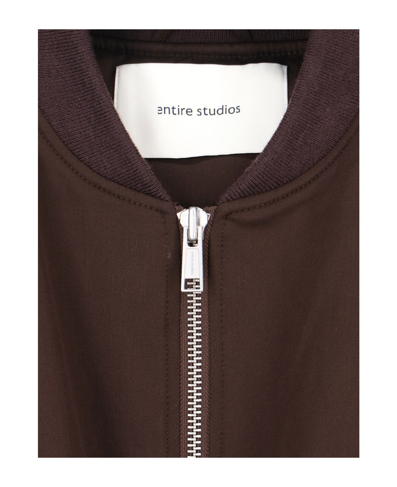 Entire Studios Zip Bomber Jacket - Brown