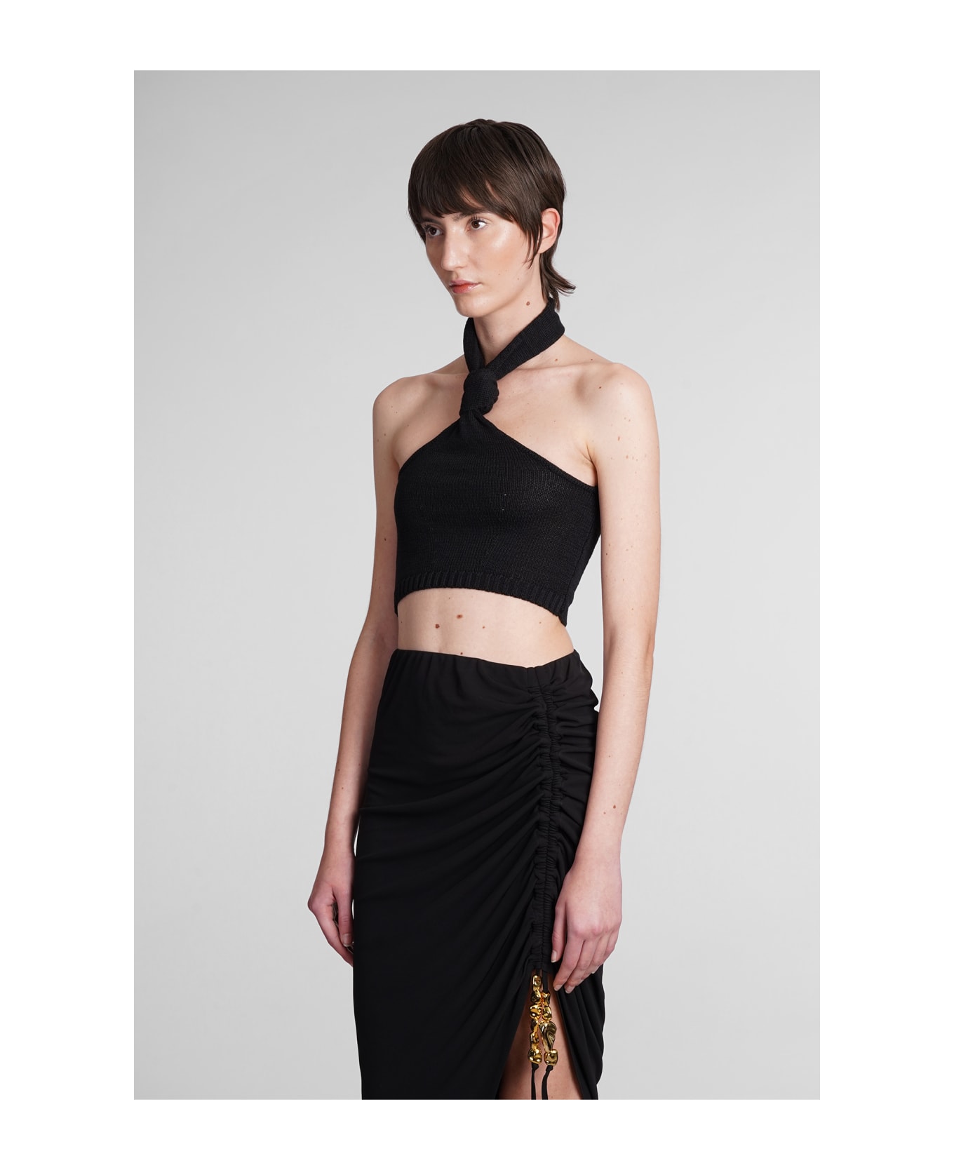 Cult Gaia Icarus Skirt In Black Viscose - black