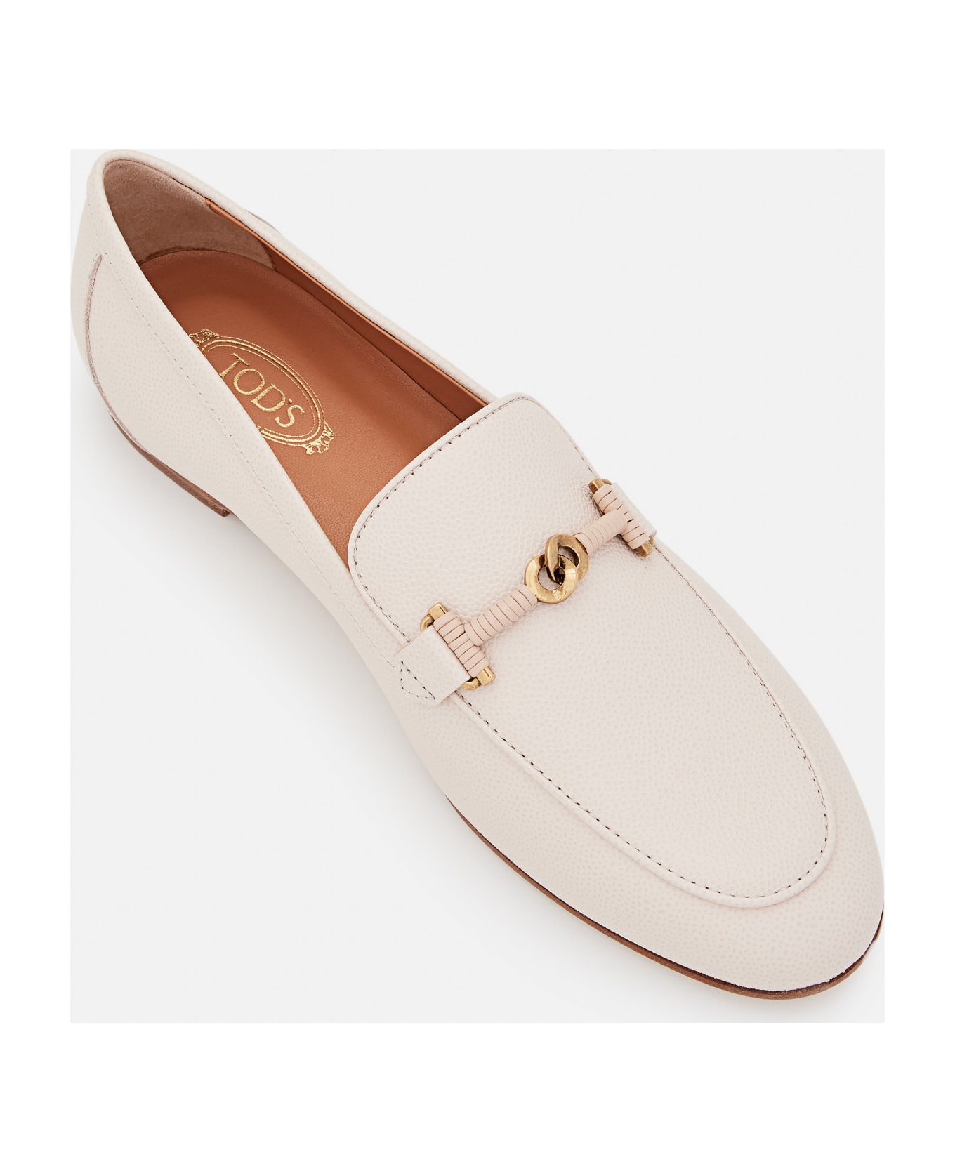 Tod's Flat Leather Loafers - Pink