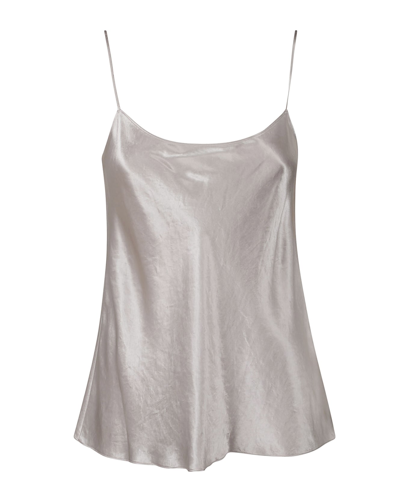 Vince Shiny Sleeveless Top - Champagne