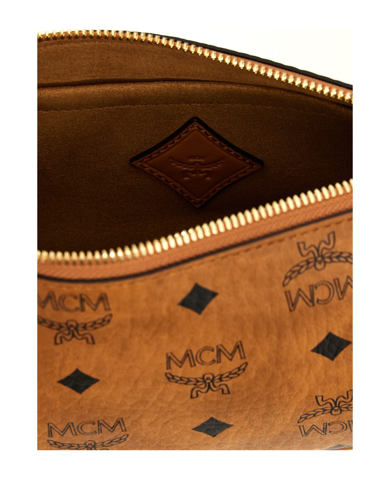 MCM 'arena Vi' Shoulder Bag - Brown