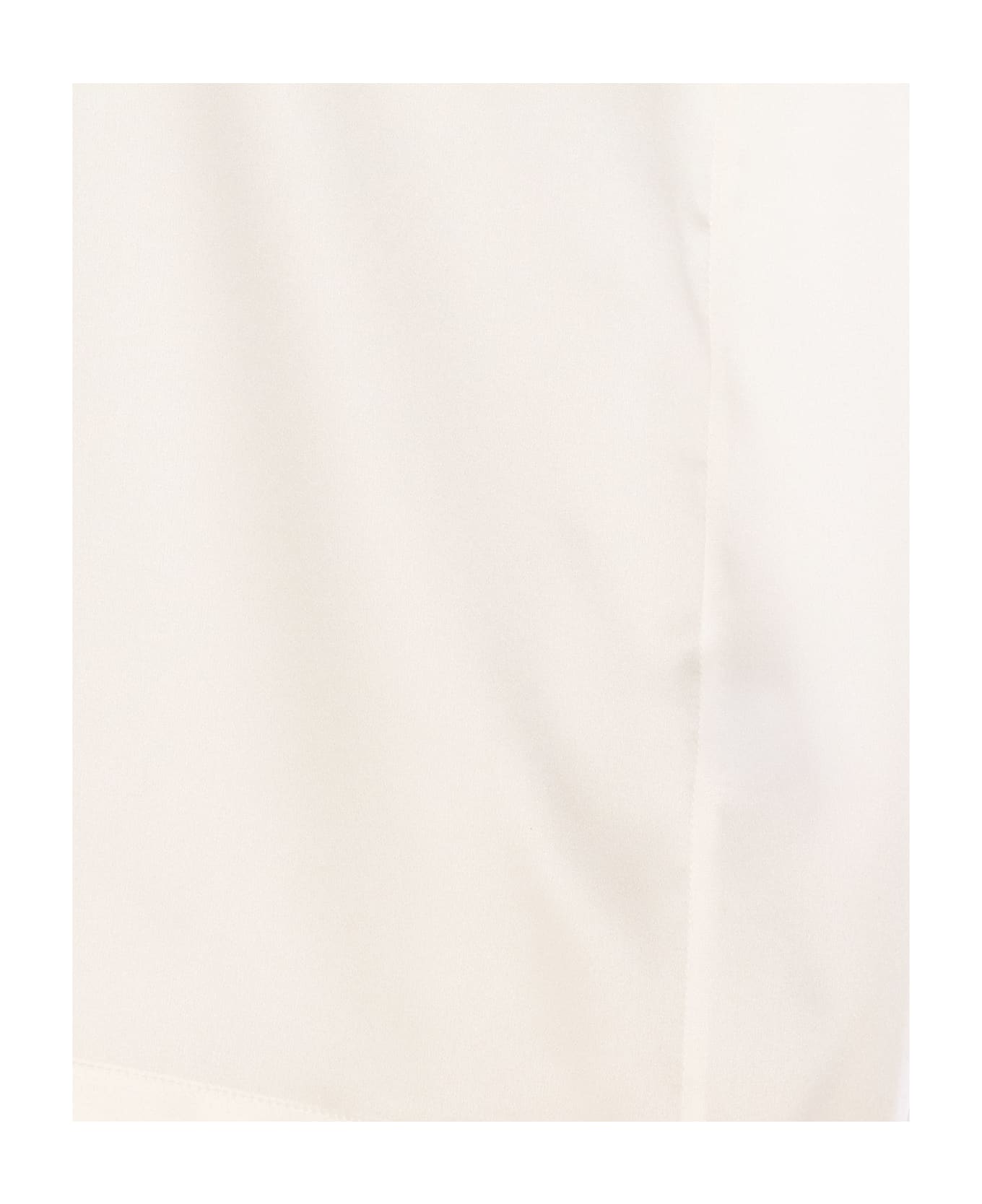 Brunello Cucinelli Satin Shirt - White
