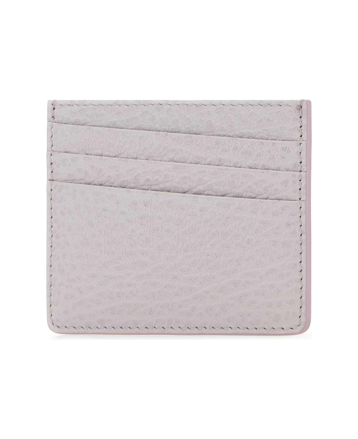 Maison Margiela Lilac Leather Four Stitches Cardholder - WISTERIA 財布
