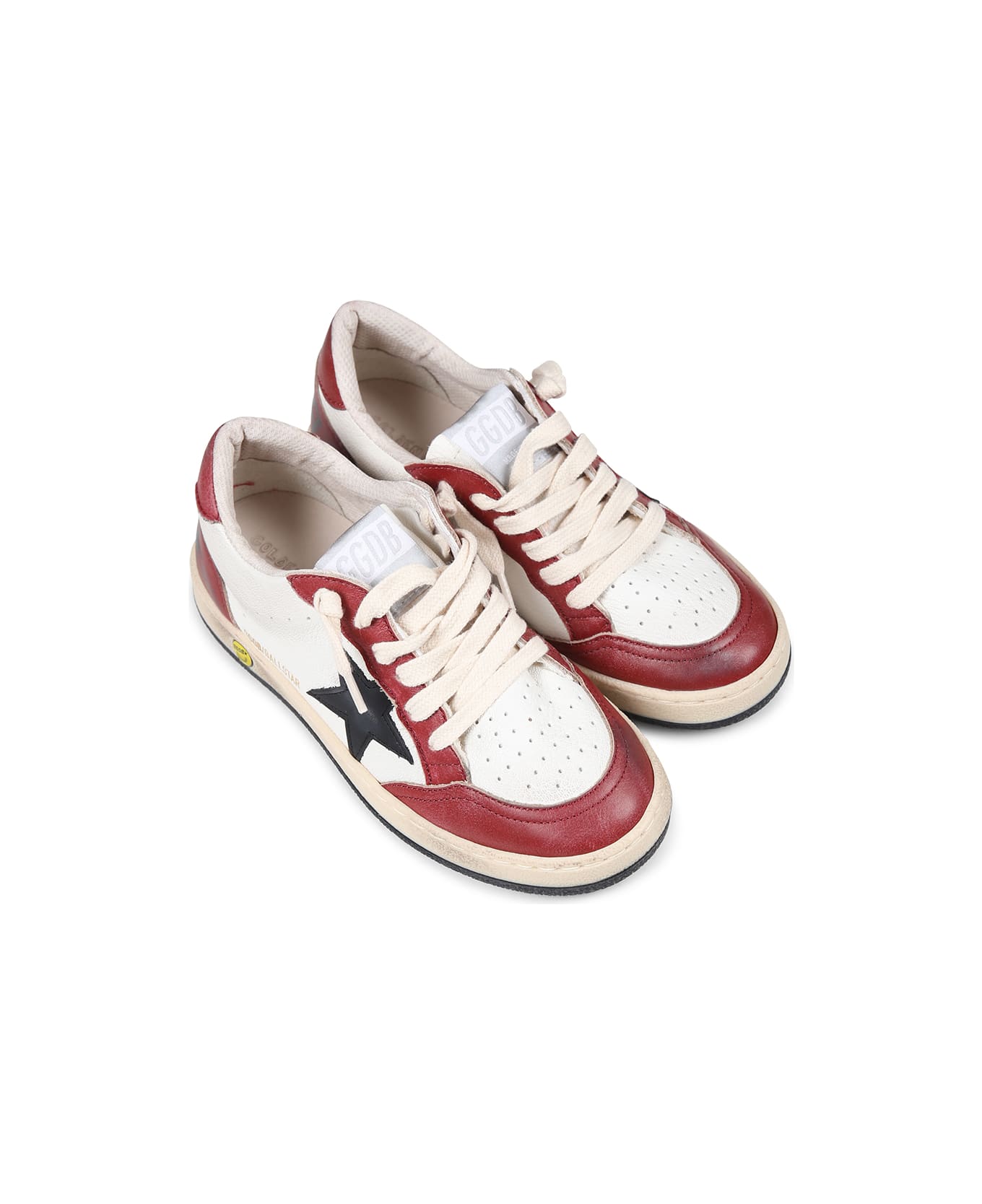 Golden Goose Red Sneakers For Kids - Red