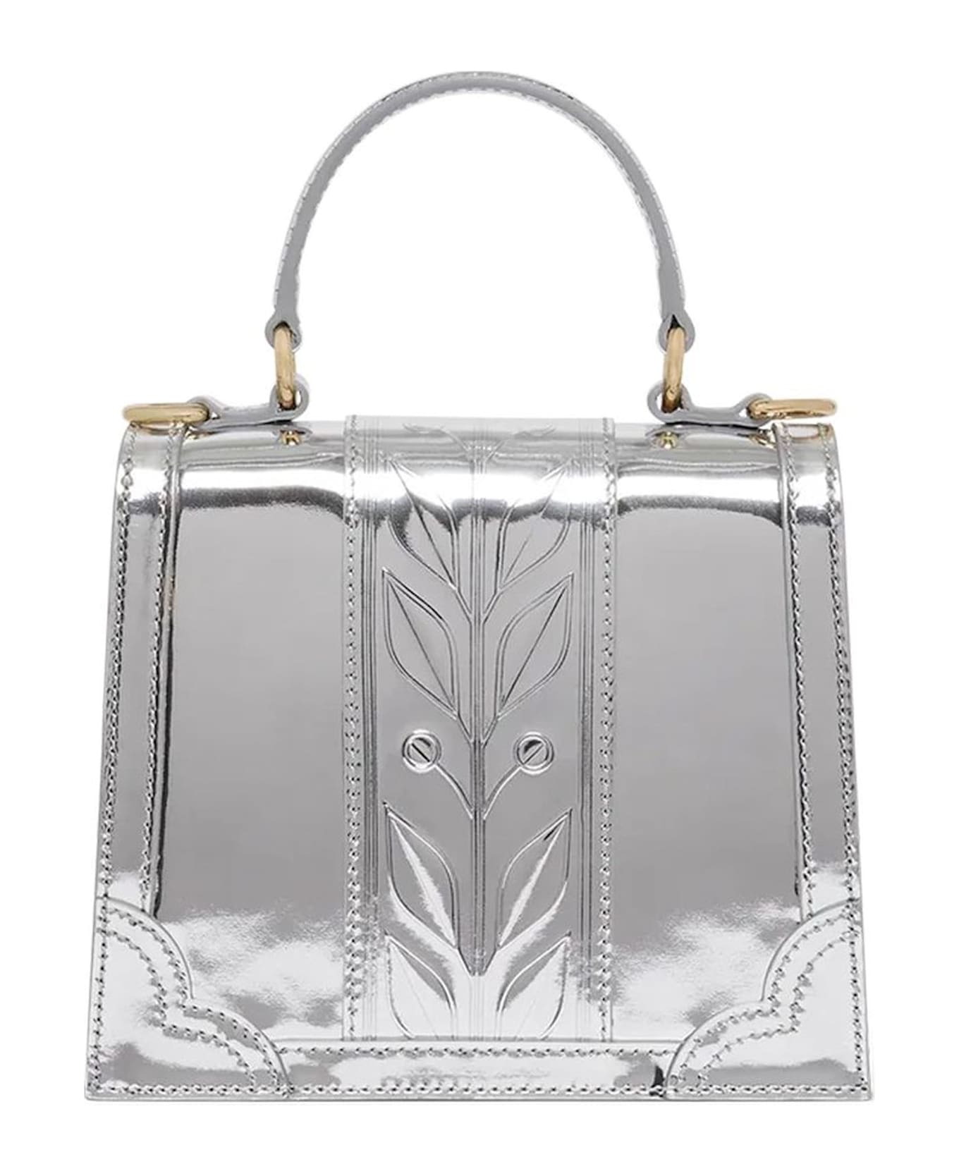 Casablanca Silver Mini Jeanne Bag - Silver