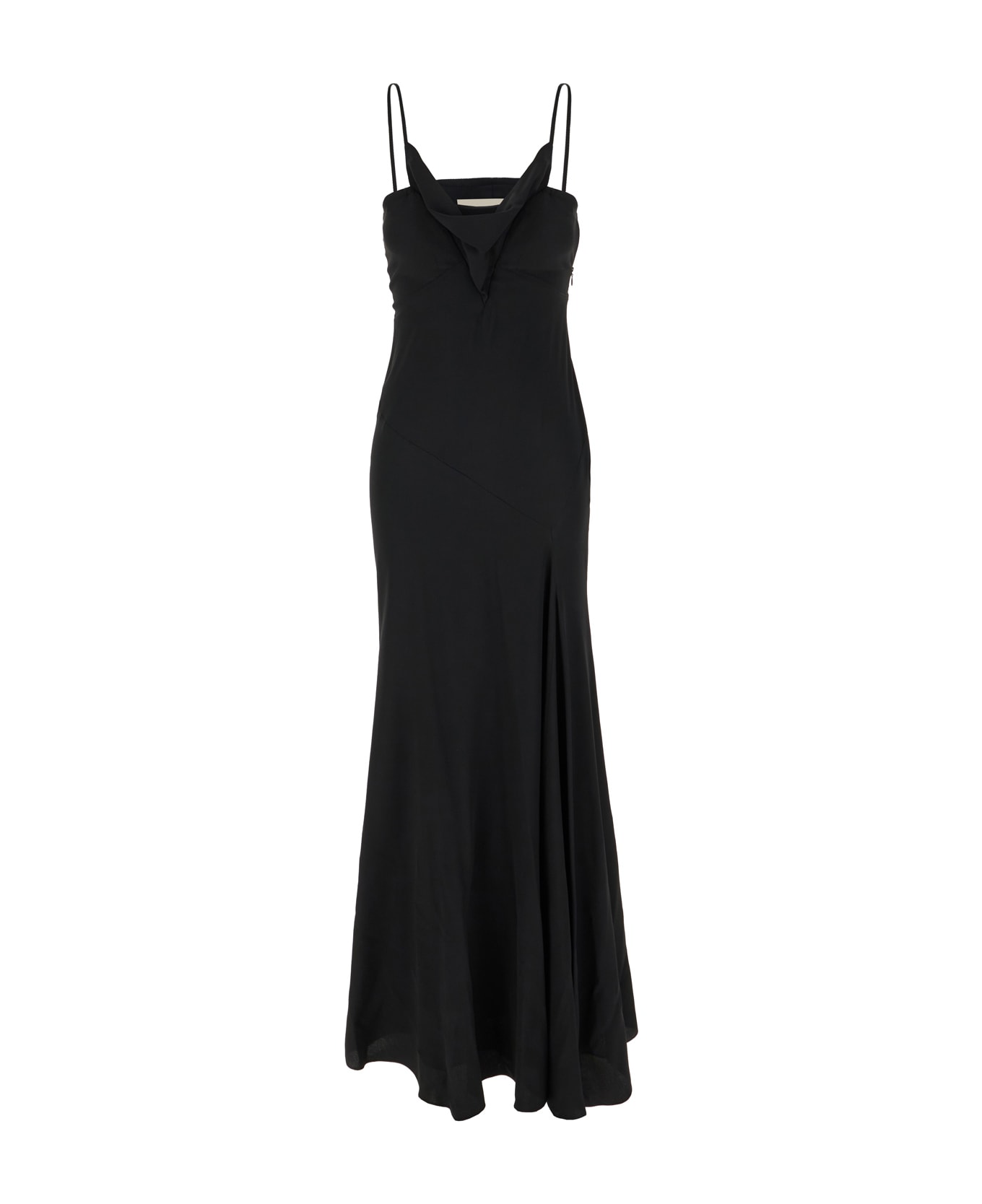 Isabel Marant Black Acetate Blend Kapri Slip Dress - BLACK