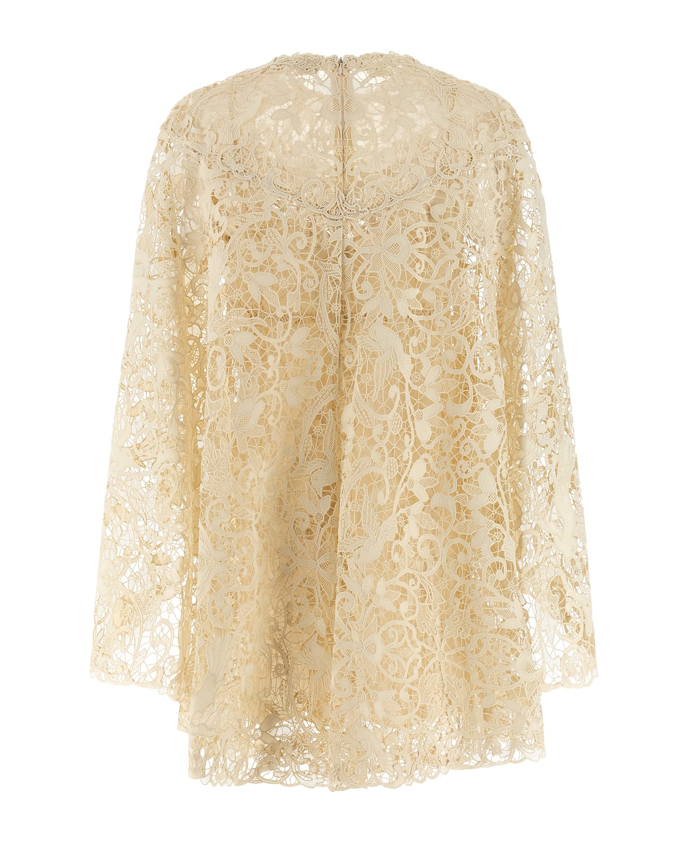 Zimmermann 
memento Bird Lace Mini
 Dress - Beige